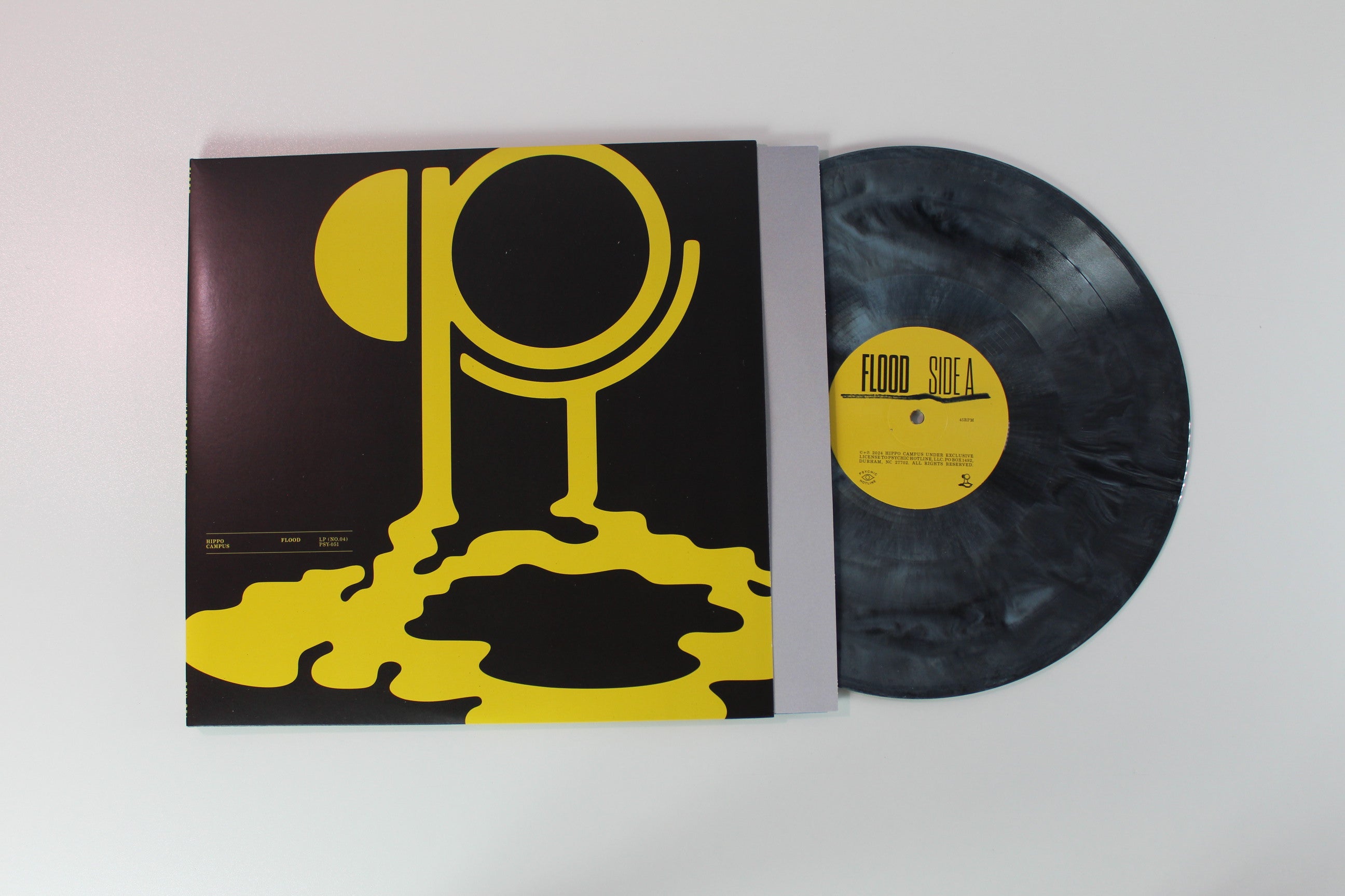 Hippo Campus - Flood Ltd. Midnight Ice Vinyl on Psychic Hotline