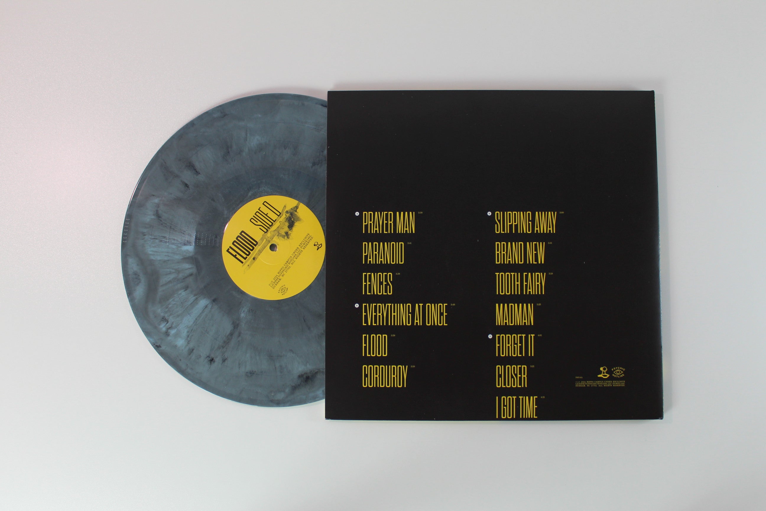 Hippo Campus - Flood Ltd. Midnight Ice Vinyl on Psychic Hotline