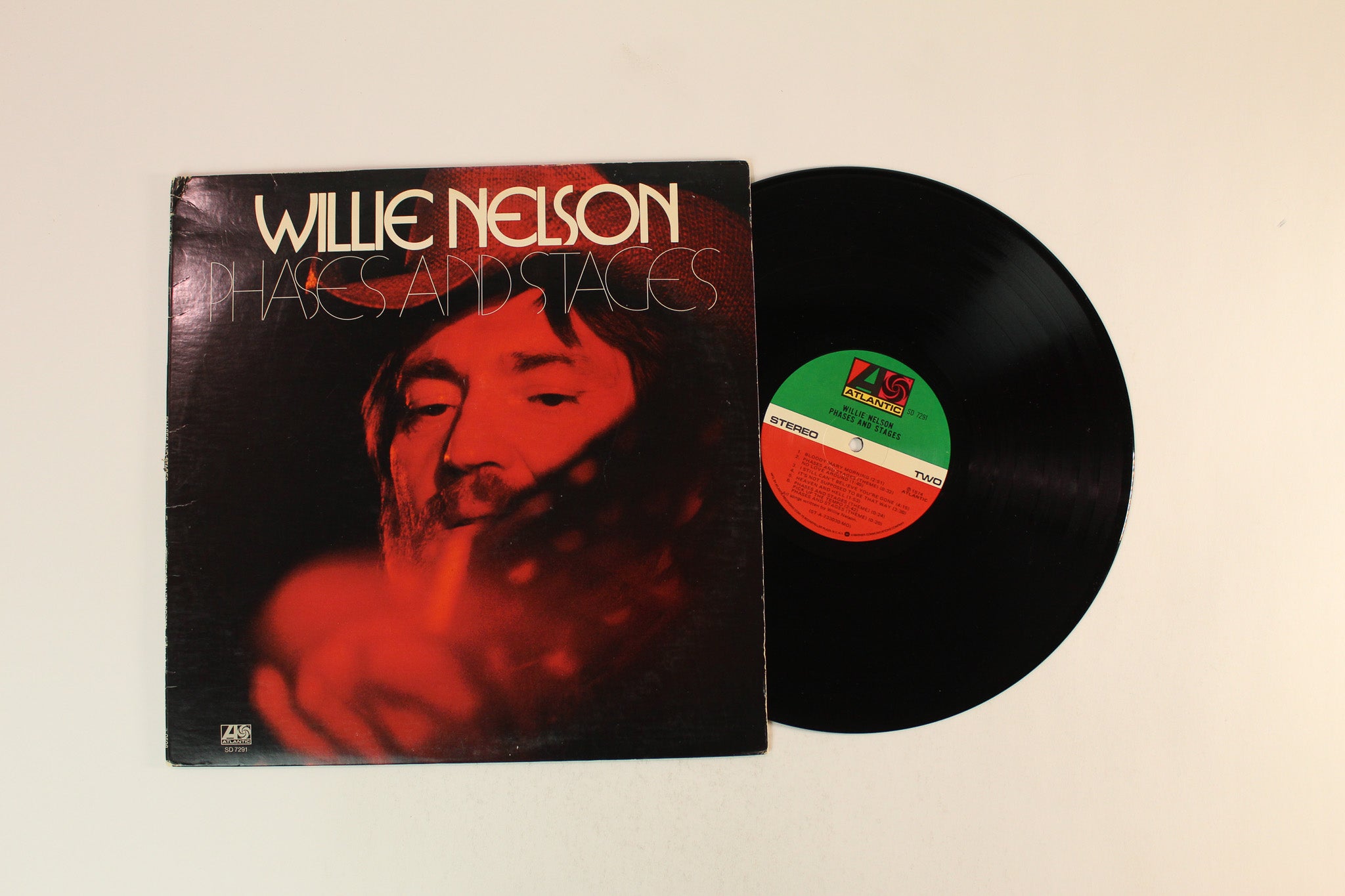 Willie Nelson - Phases And Stages on Atlantic Reissue