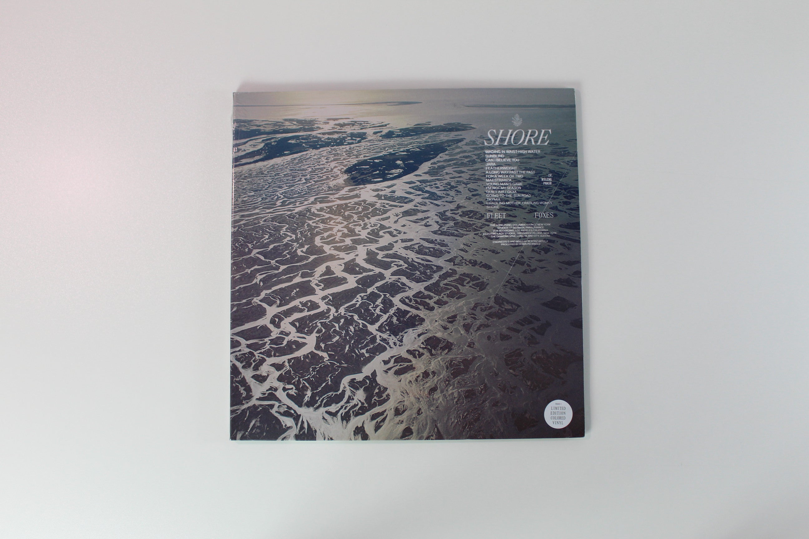 Fleet Foxes - Shore on Anti Blue Ocean Swirl Vinyl SEALED