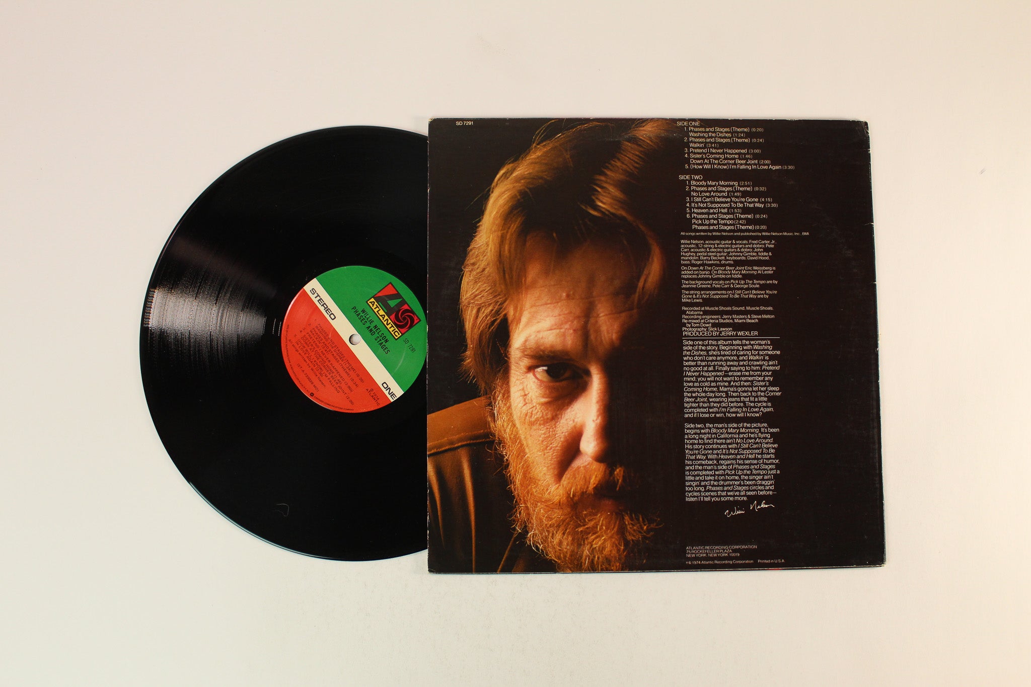 Willie Nelson - Phases And Stages on Atlantic Reissue