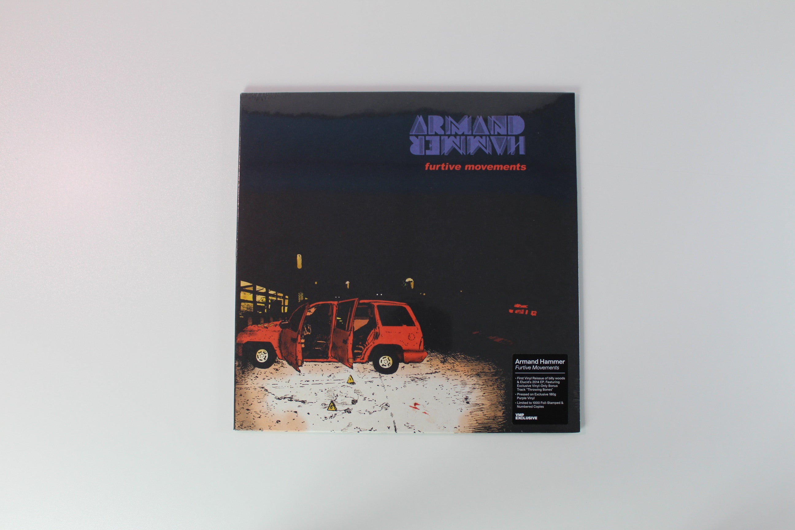 Armand Hammer - Furtive Movements Ltd. Numbered Reissue on Vinyl Me, Please Purple Vinyl
