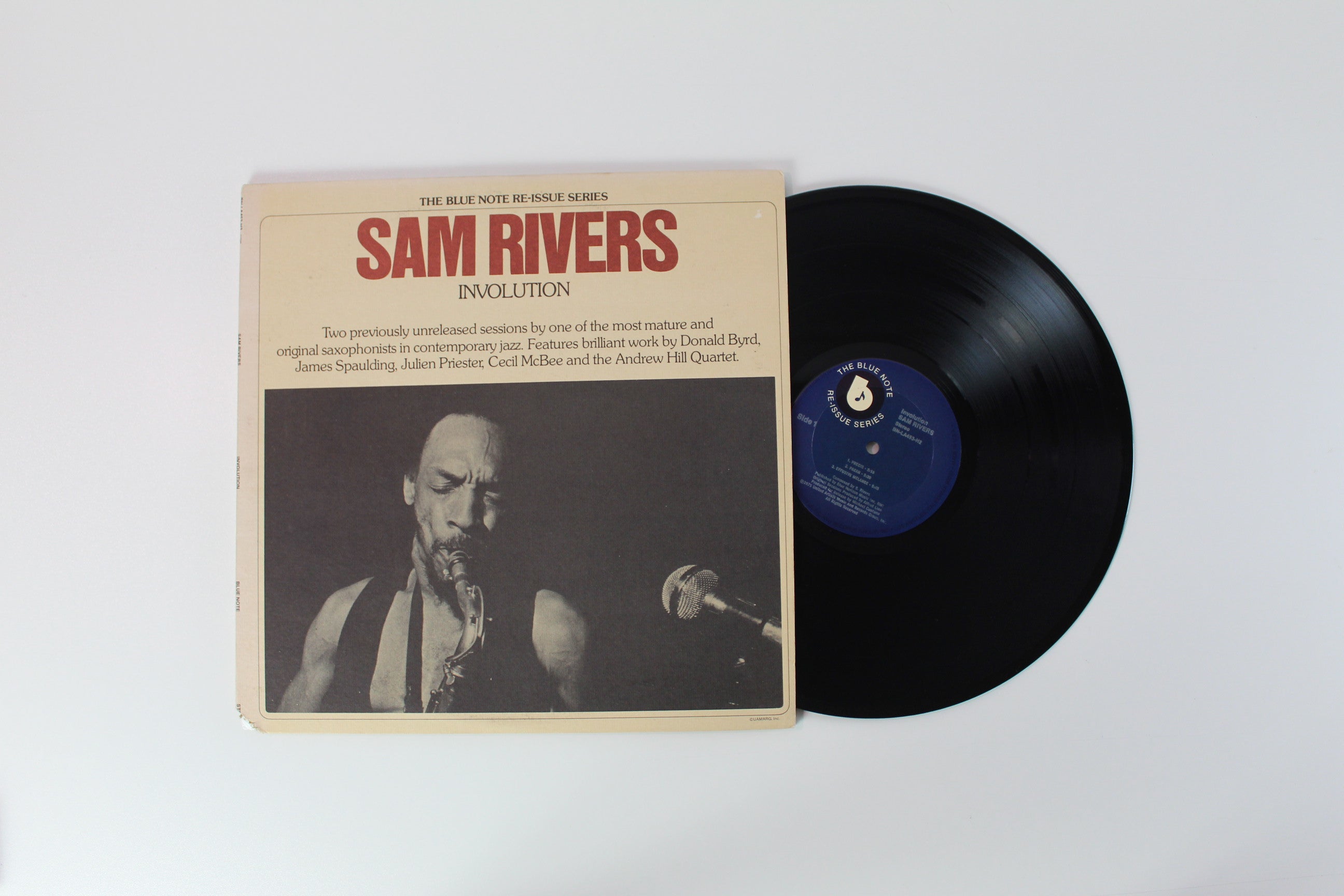 Sam Rivers - Involution on Blue Note Reissue Series