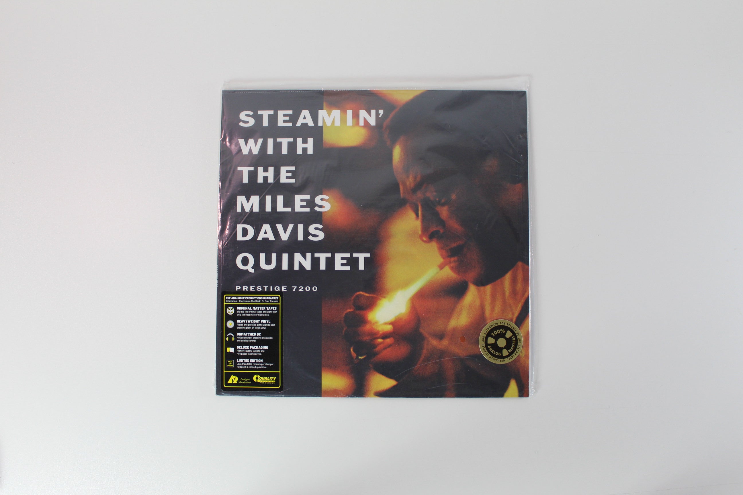 The Miles Davis Quintet - Steamin' With The Miles Davis Quintet on Prestige/Analogue Productions Mono Reissue Sealed