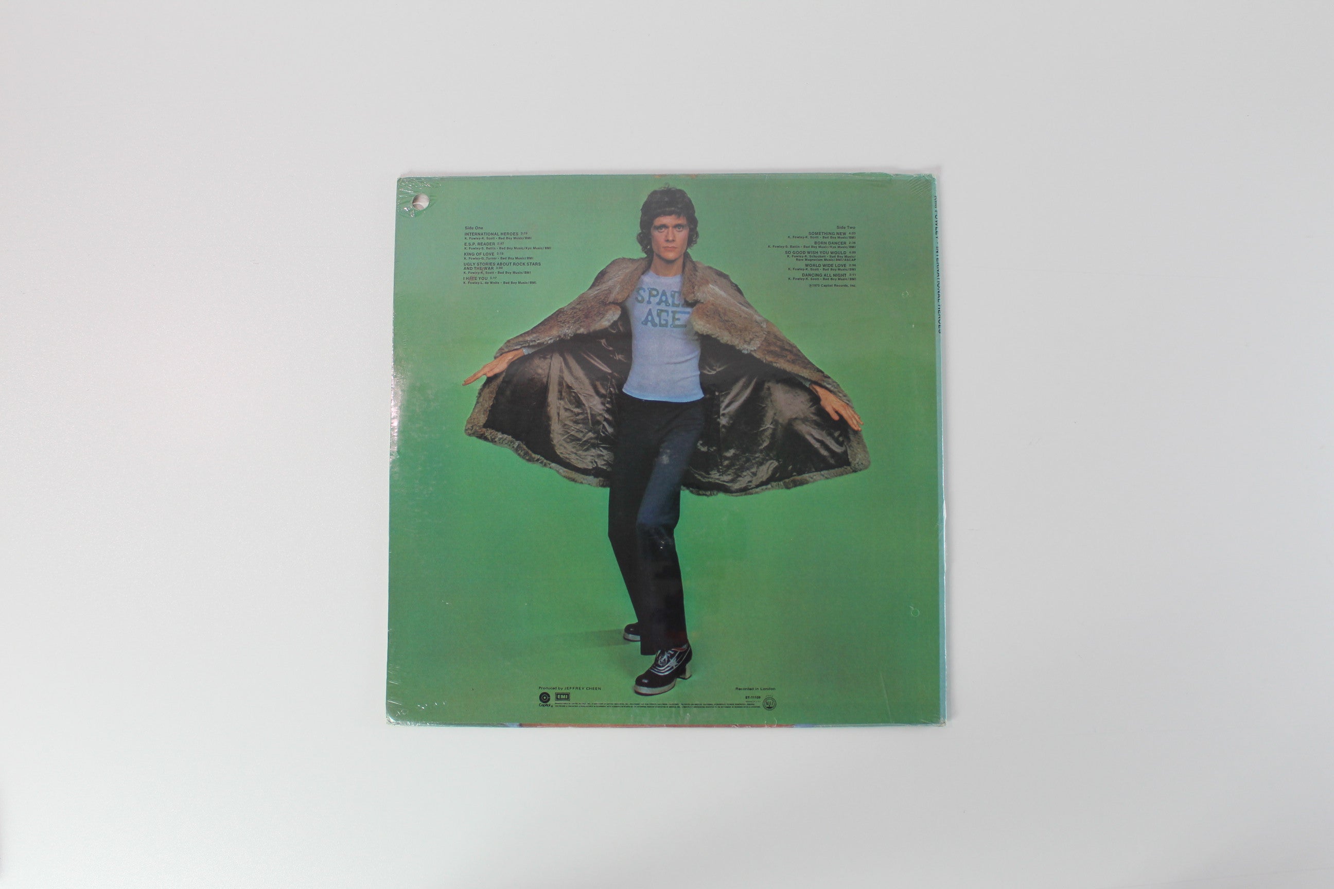 Kim Fowley - International Heroes on Capitol Records Sealed