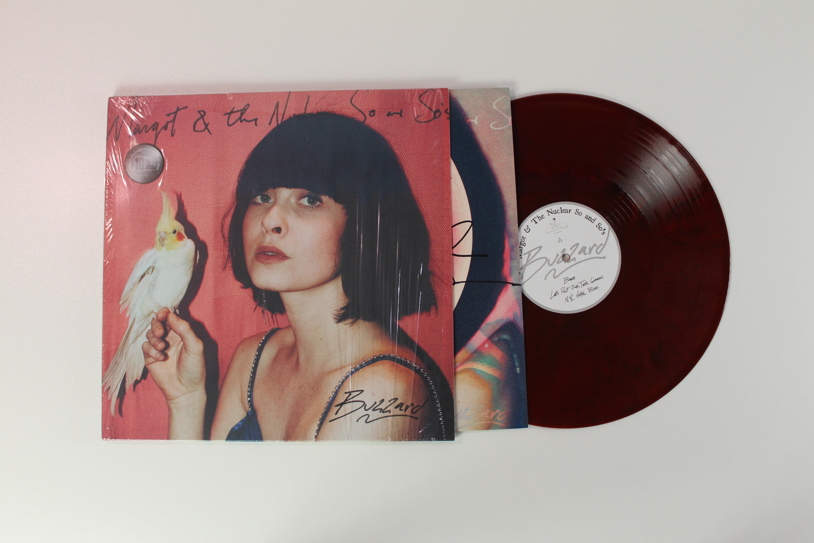 Margot & The Nuclear So And So's - Buzzard Ltd. Red/Black Marbled Vinyl on Profound Discomfort