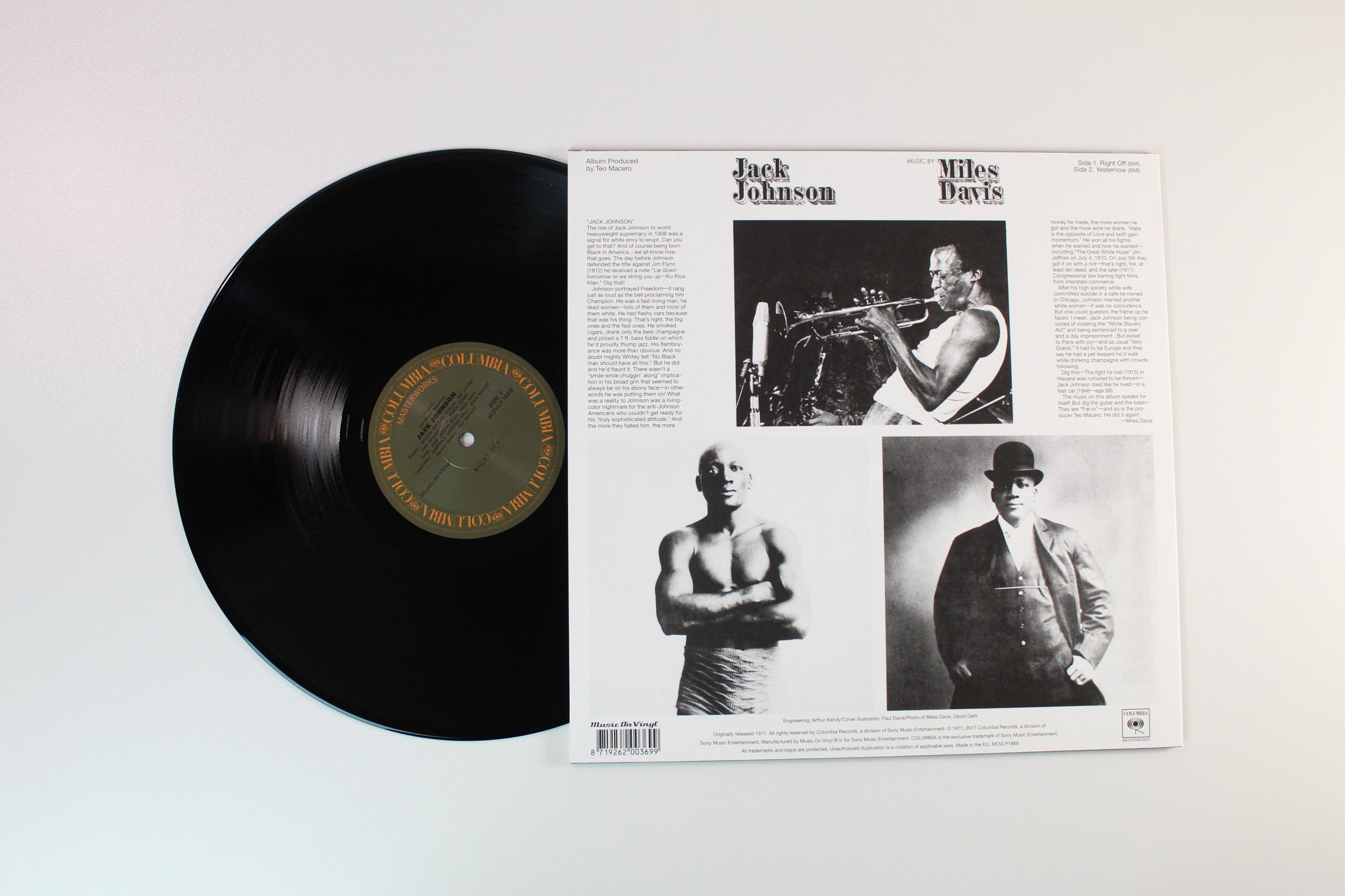 Miles Davis - Jack Johnson on Music on Vinyl 180 Gram Reissue