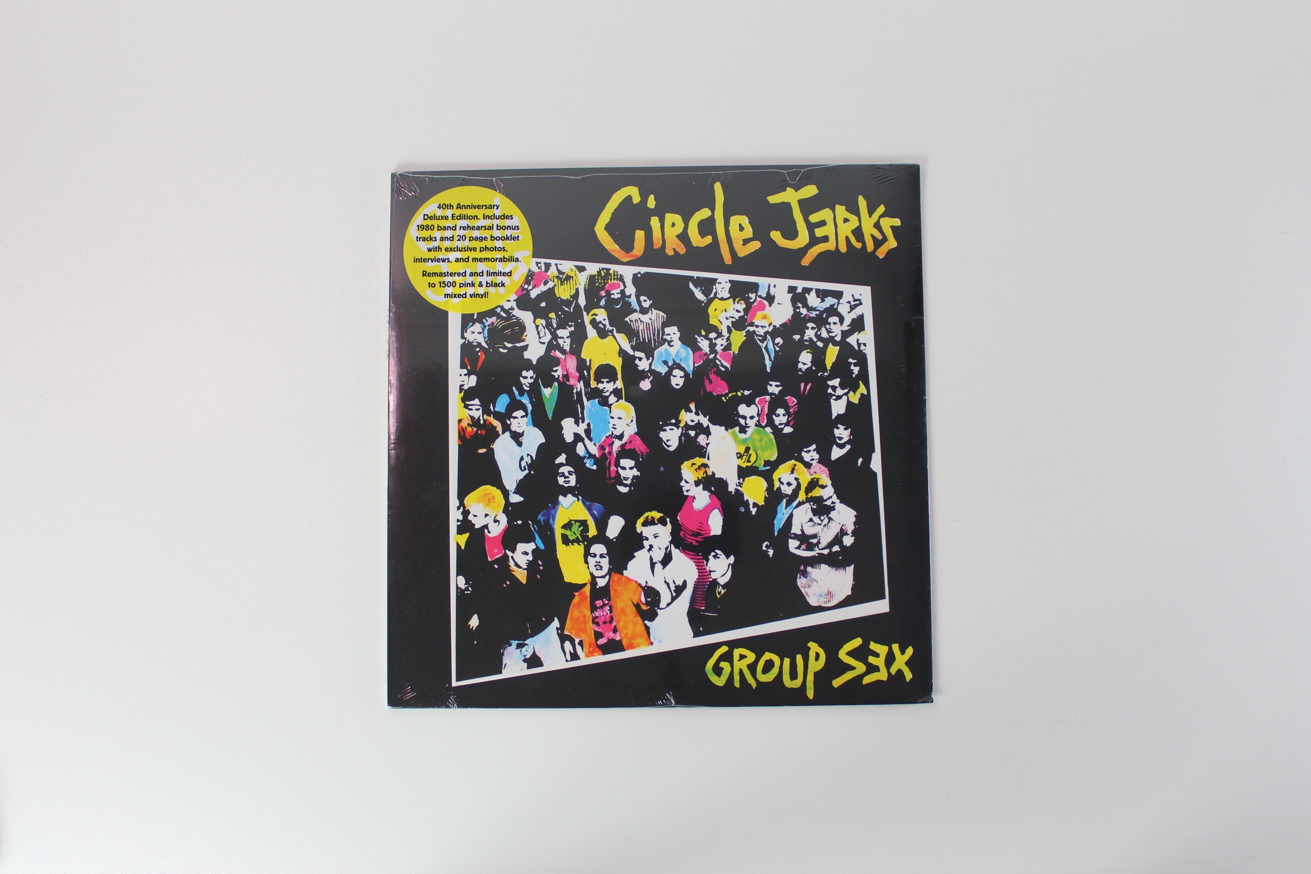 Circle Jerks - Group Sex on Trust Records Ltd. Pink & Black Vinyl Reissue Sealed