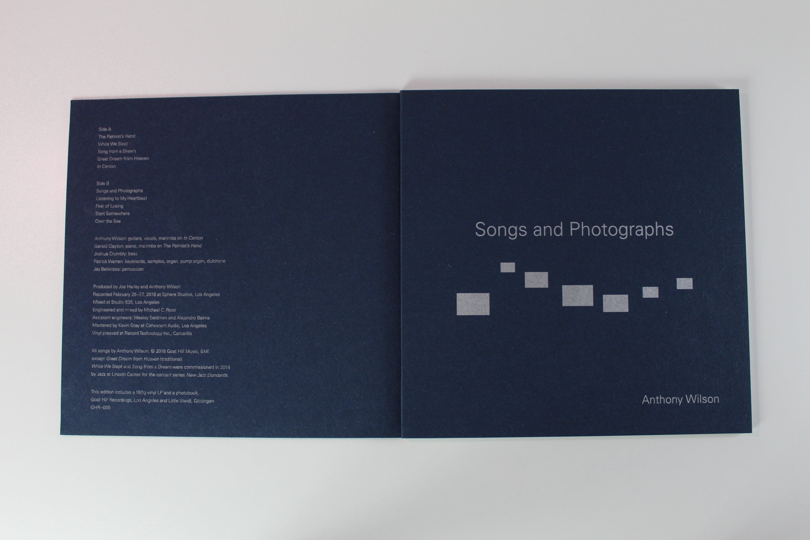 Anthony Wilson - Songs And Photographs on Goat Hill Recordings