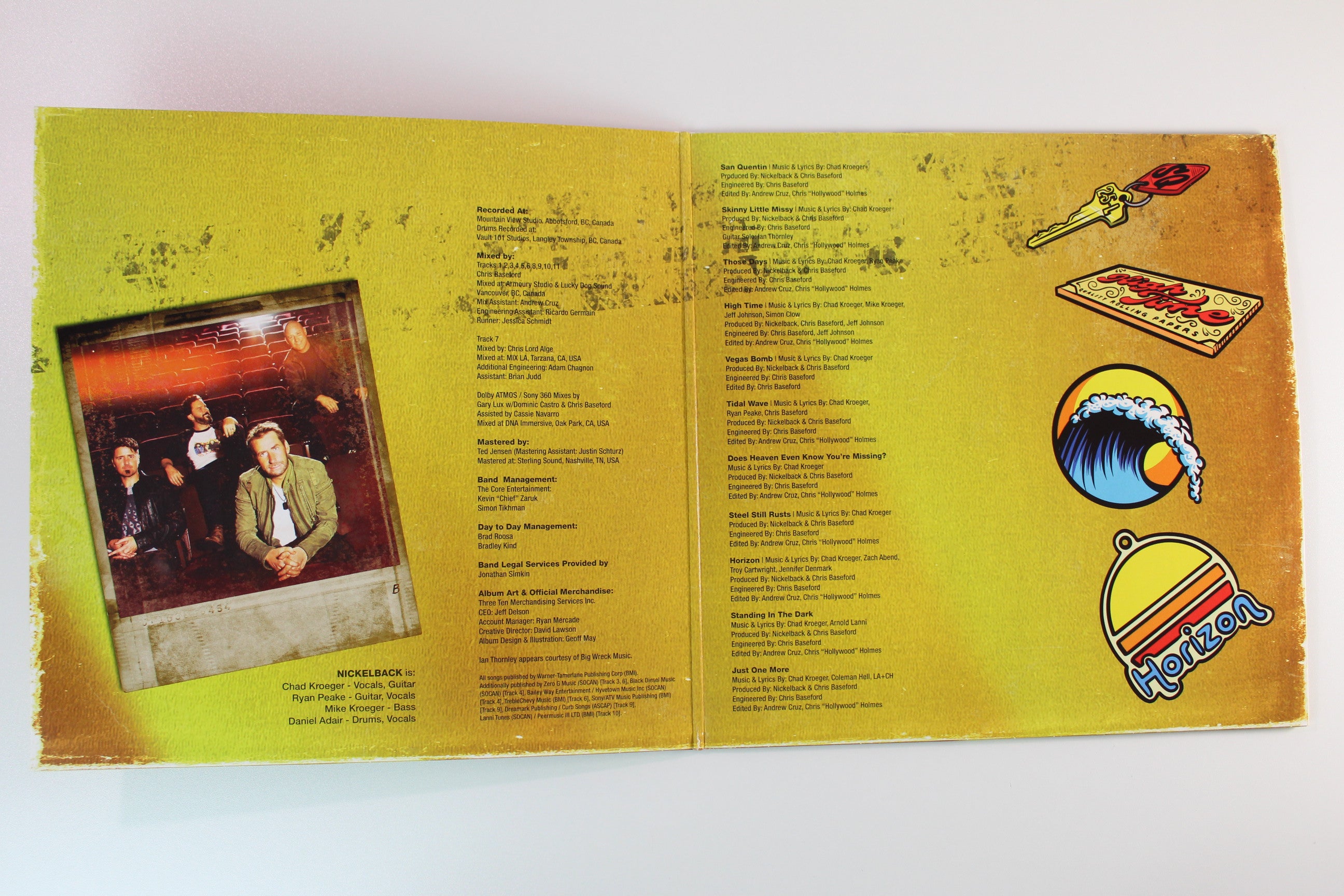 Nickelback - Get Rollin on BMG Ltd Blue & White Galaxy