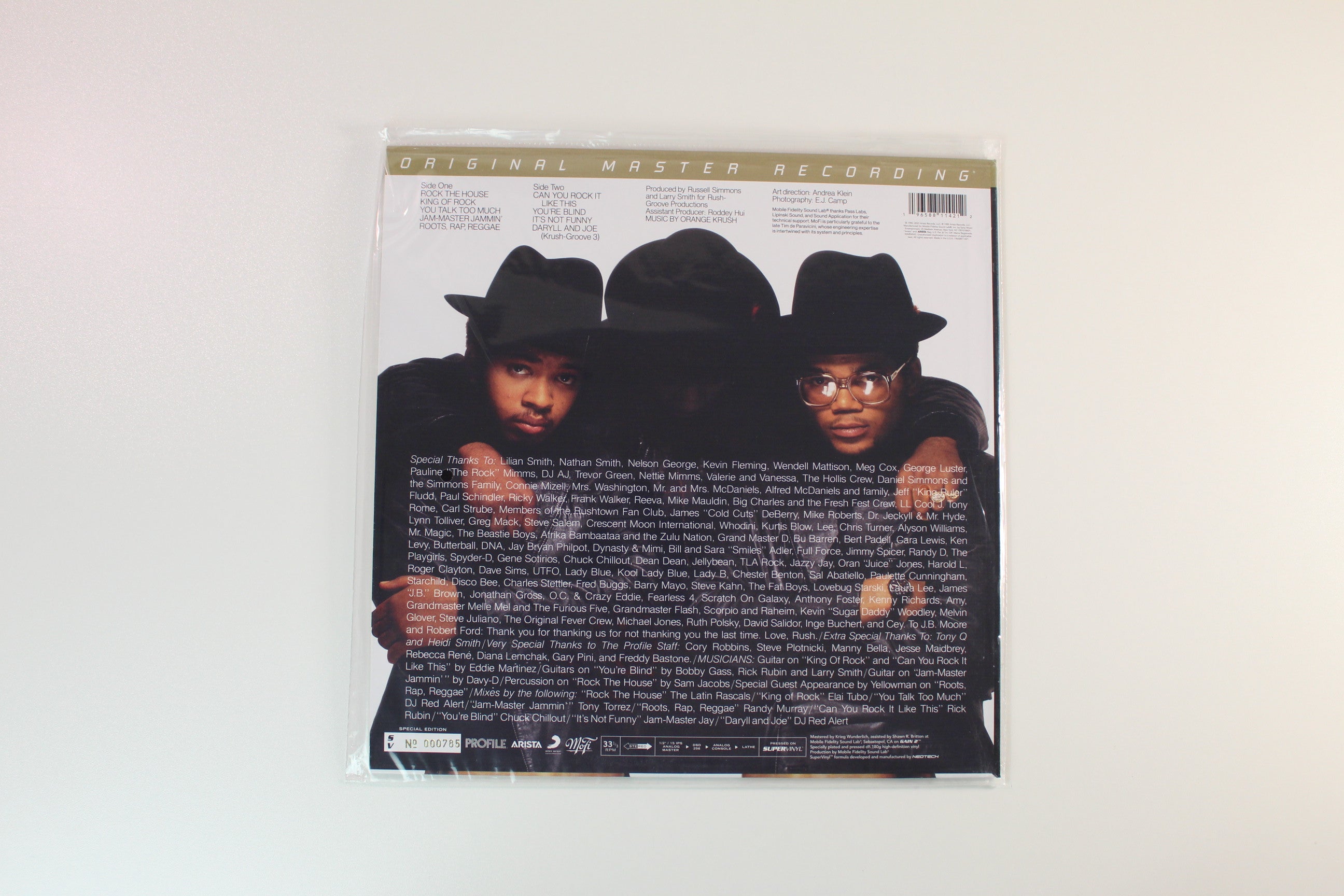 Run-DMC - King Of Rock on Mobile Fidelity Sound Lab Ltd Numbered Sealed