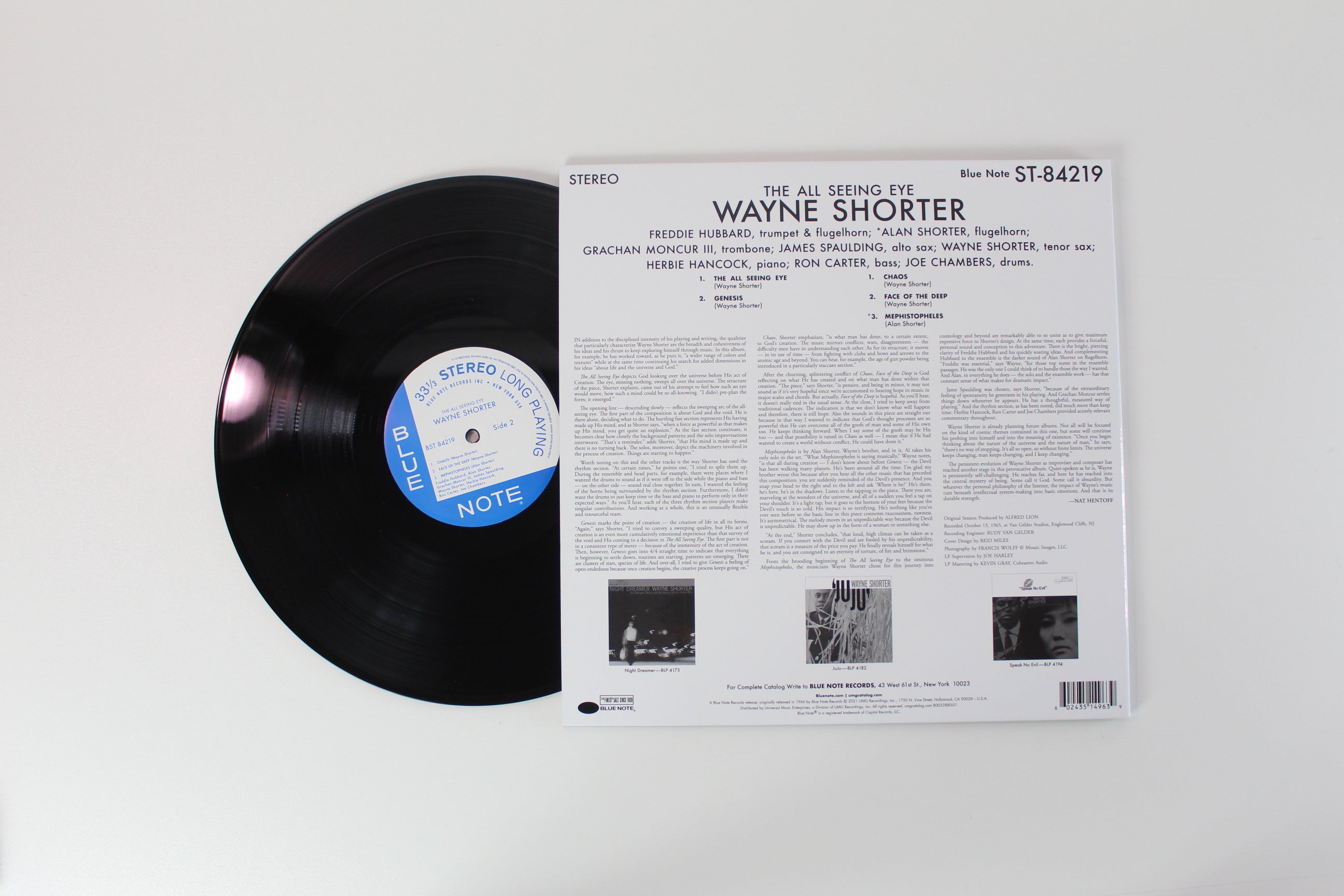 Wayne Shorter - The All Seeing Eye on Blue Note Tone Poet Series Reissue