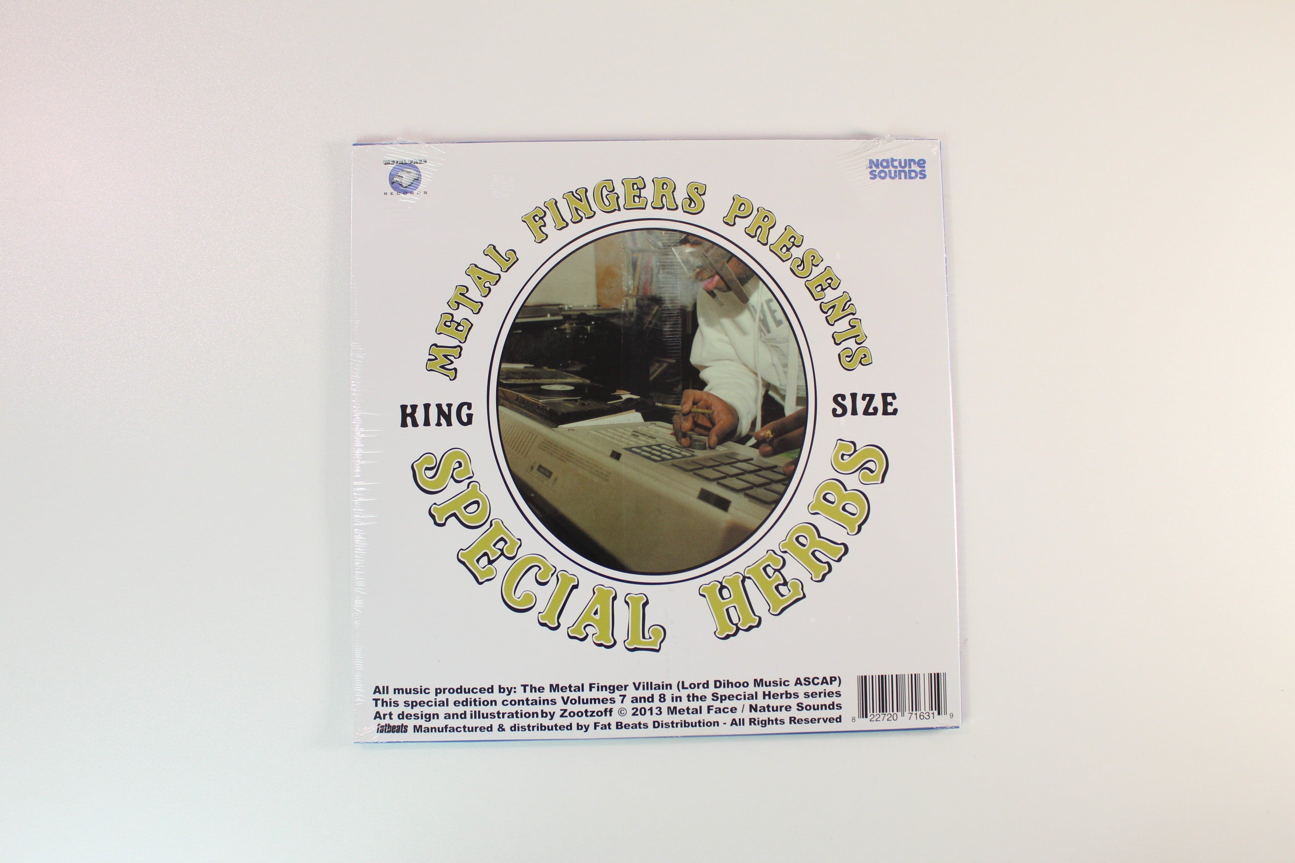 Metal Fingers - Special Herbs Volume 7 & 8 on Nature Sounds Ltd Reissue With 7" Sealed