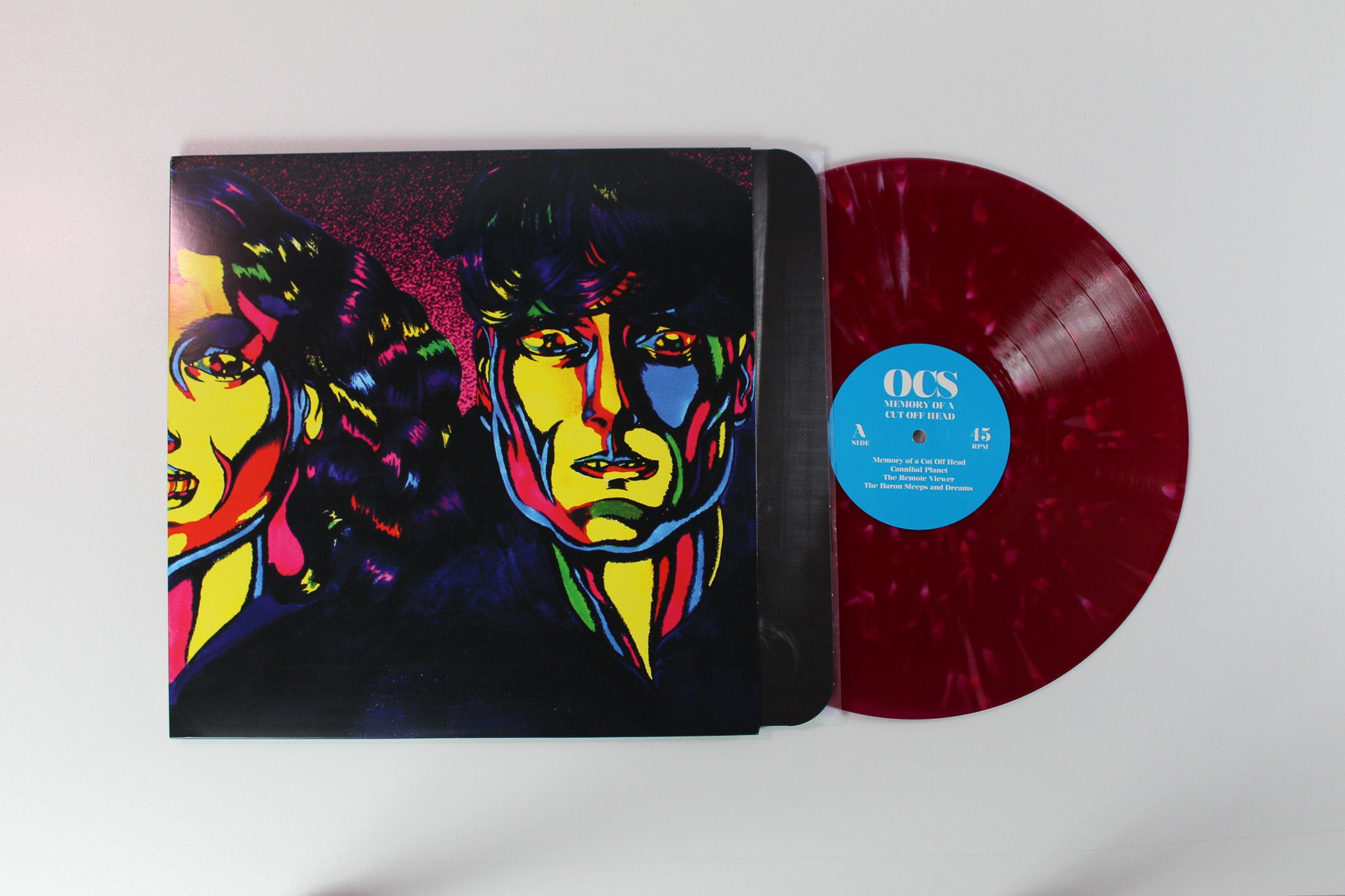 OCS - Memory Of A Cut Off Head on Castle Face 2 X 12" 45 RPM Grape Roll Up Vinyl