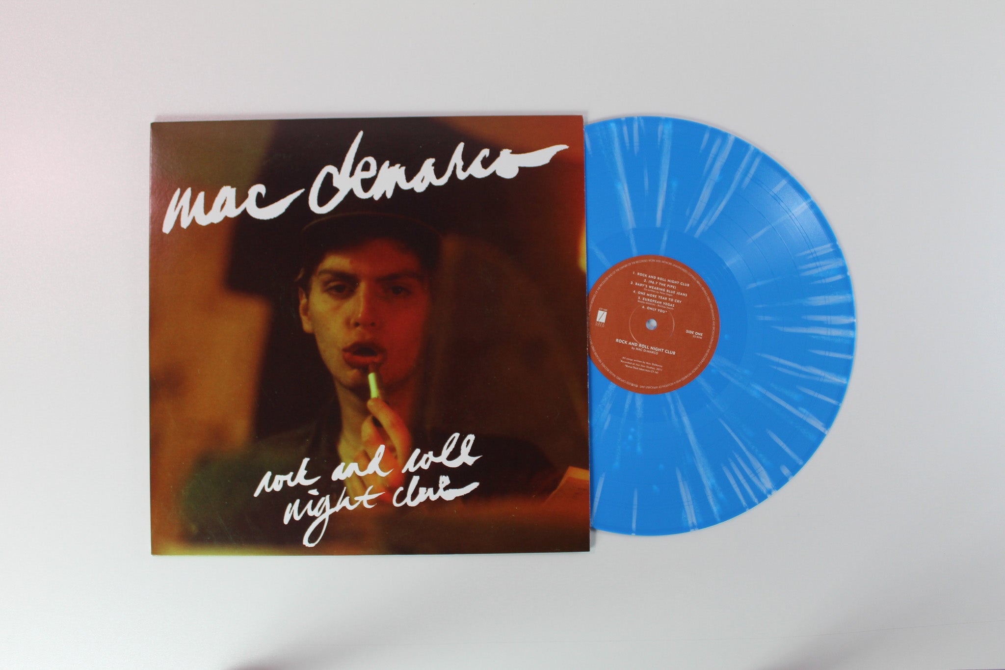 Mac Demarco - Rock And Roll Night Club on Captured Tracks Ltd Blue & White Splatter Reissue
