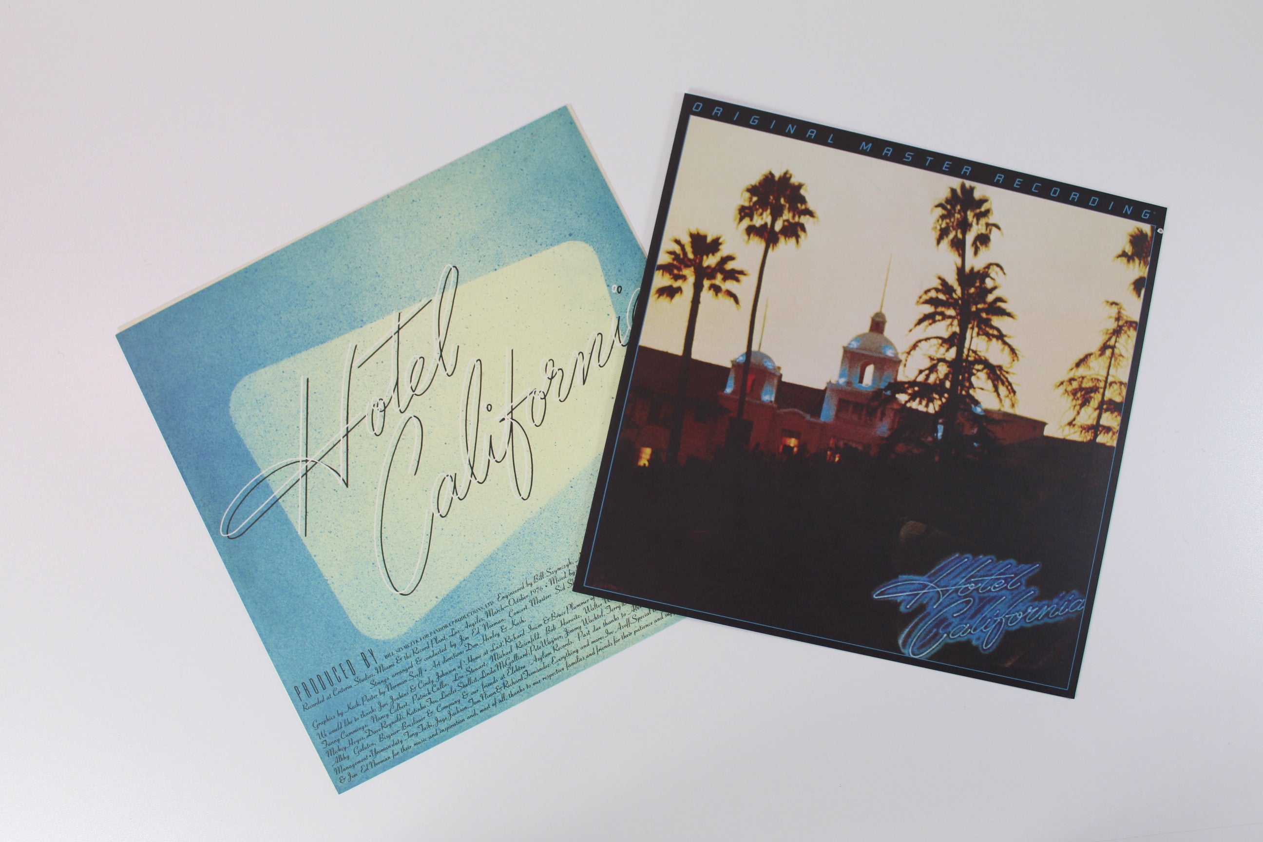 Eagles - Hotel California on Mobile Fidelity Sound Lab 2 X 12" 45 RPM Ltd Numbered Box Set Reissue