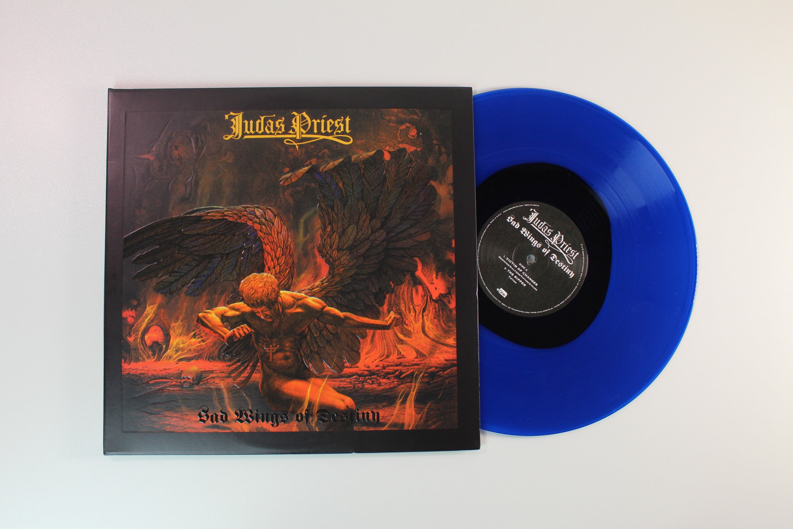 Judas Priest - Sad Wings Of Destiny on eOne RSD 2020 Ltd 45 RPM Black in Blue Vinyl Reissue