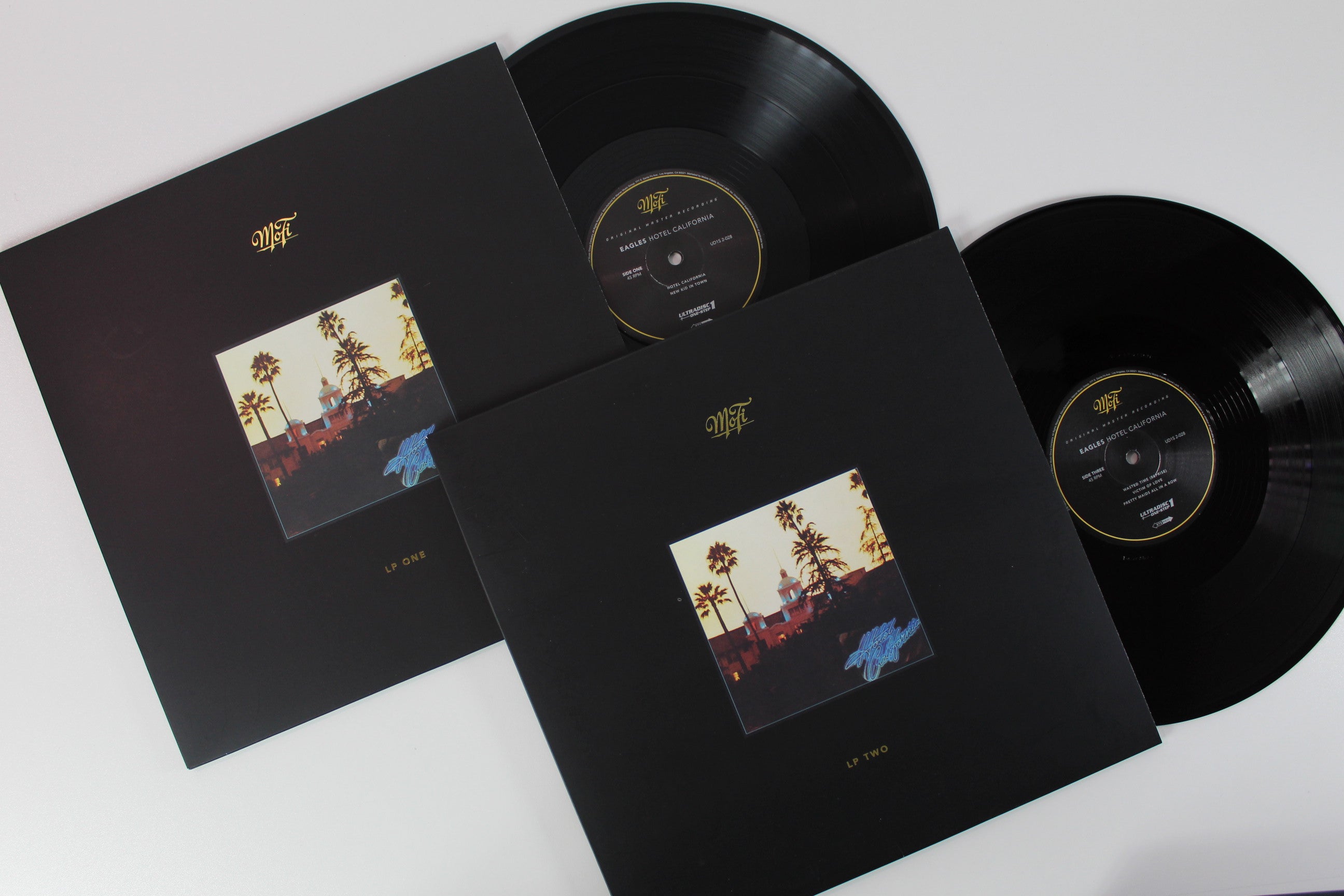 Eagles - Hotel California on Mobile Fidelity Sound Lab 2 X 12" 45 RPM Ltd Numbered Box Set Reissue