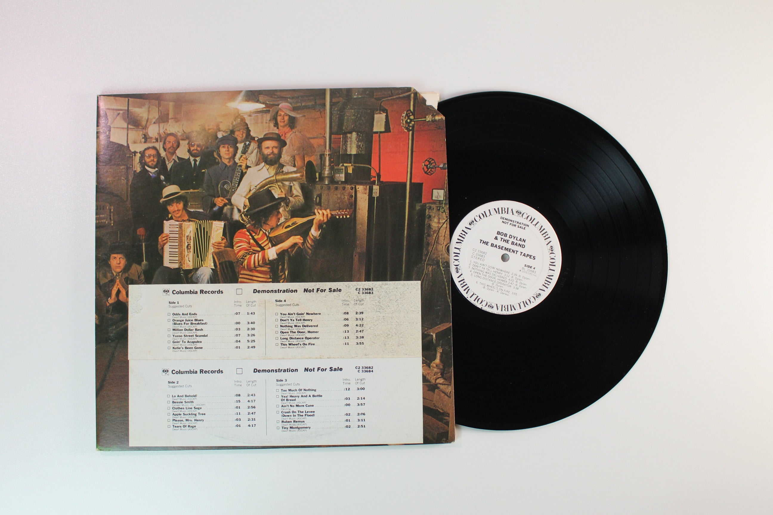 Bob Dylan - The Basement Tapes on Columbia Promo