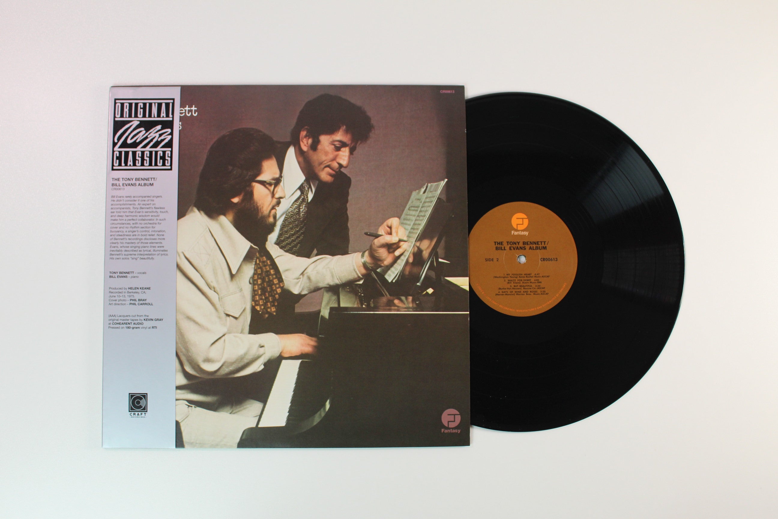 Tony Bennett - The Tony Bennett/Bill Evans Album on Fantasy Craft Recording OJC Reissue