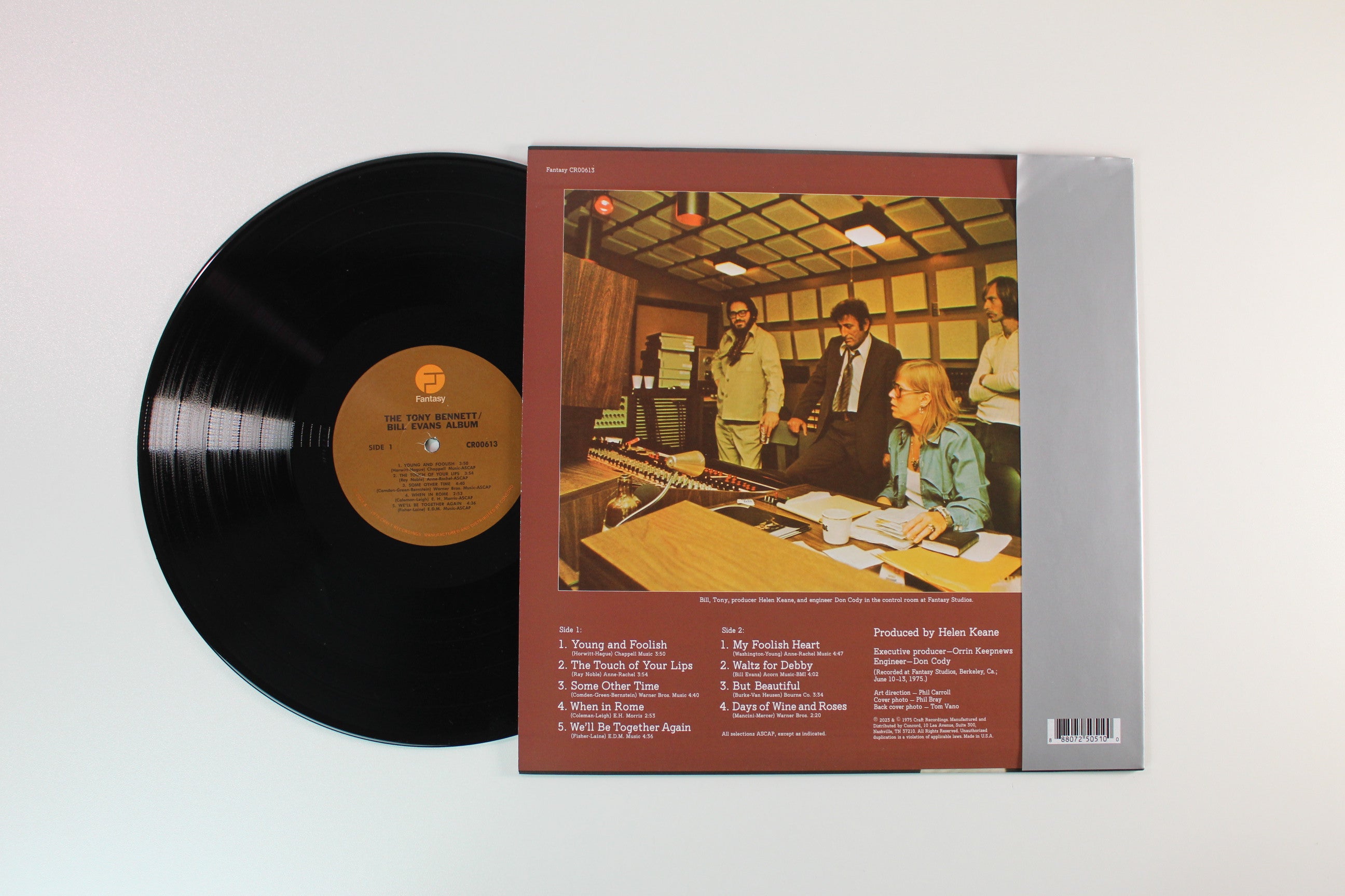 Tony Bennett - The Tony Bennett/Bill Evans Album on Fantasy Craft Recording OJC Reissue