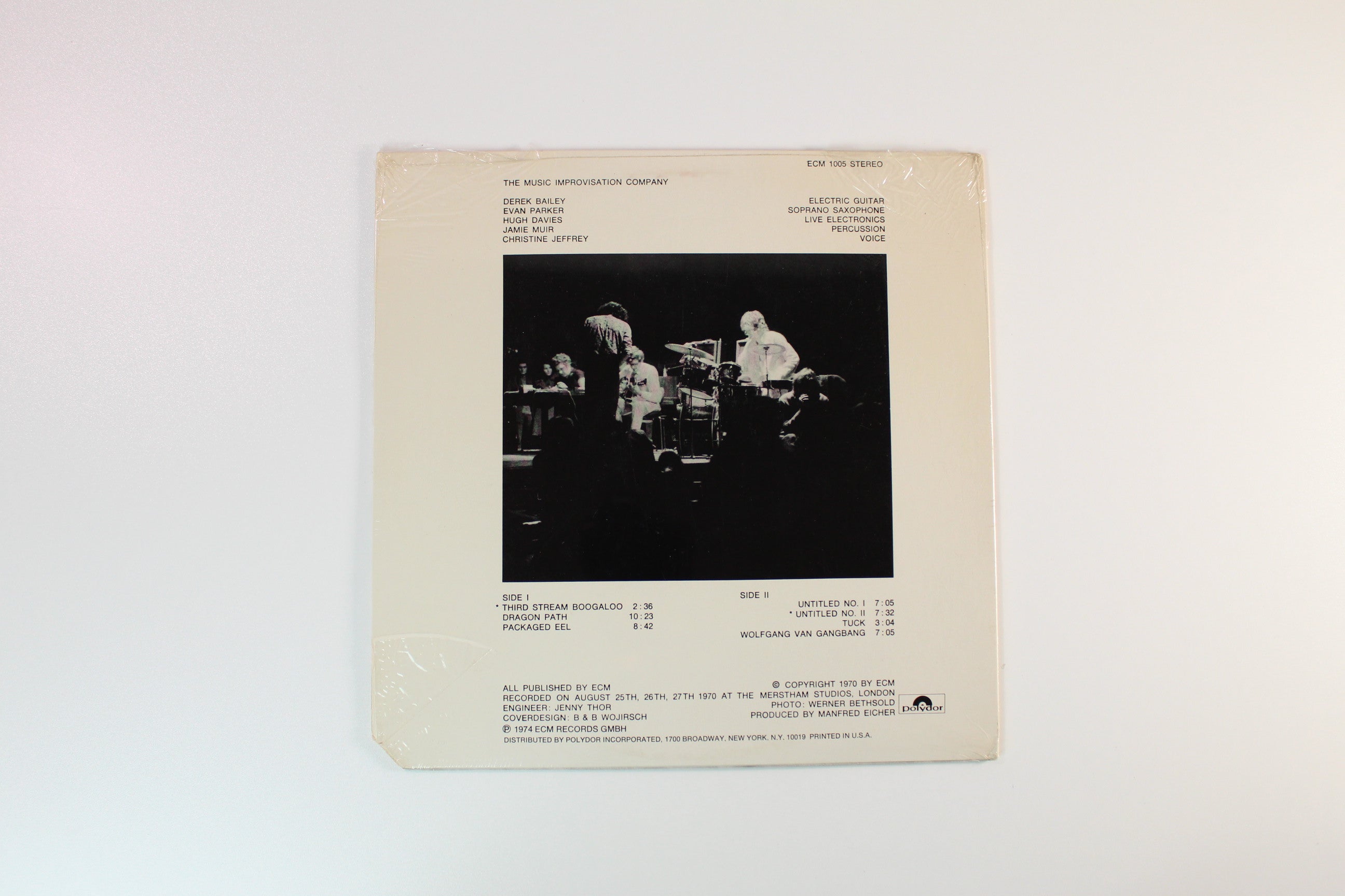 The Music Improvisation Company - The Music Improvisation Company on ECM Sealed