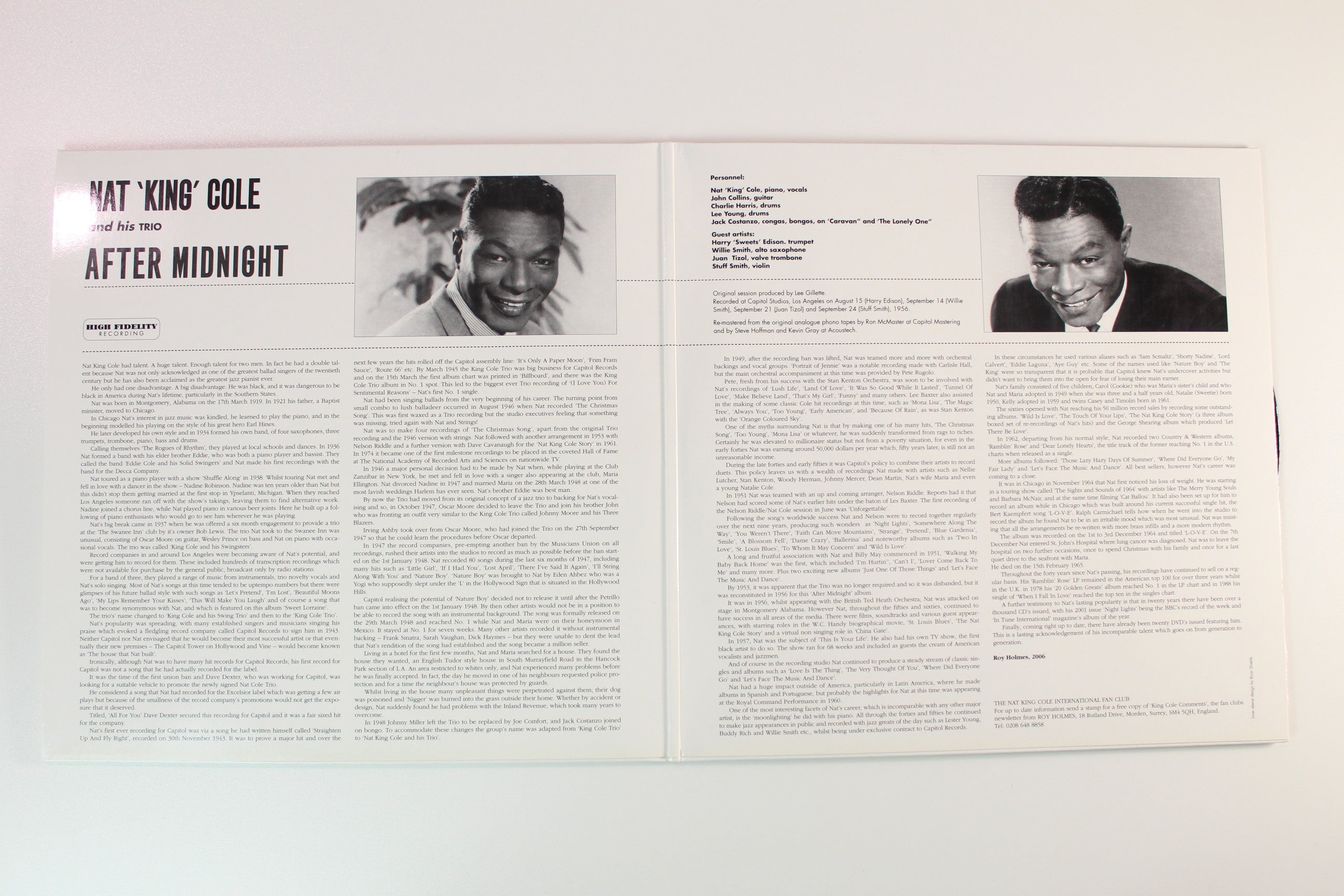 The Nat King Cole Trio - After Midnight - Complete Session on Capitol Records Mono Pure Pleasure Reissue