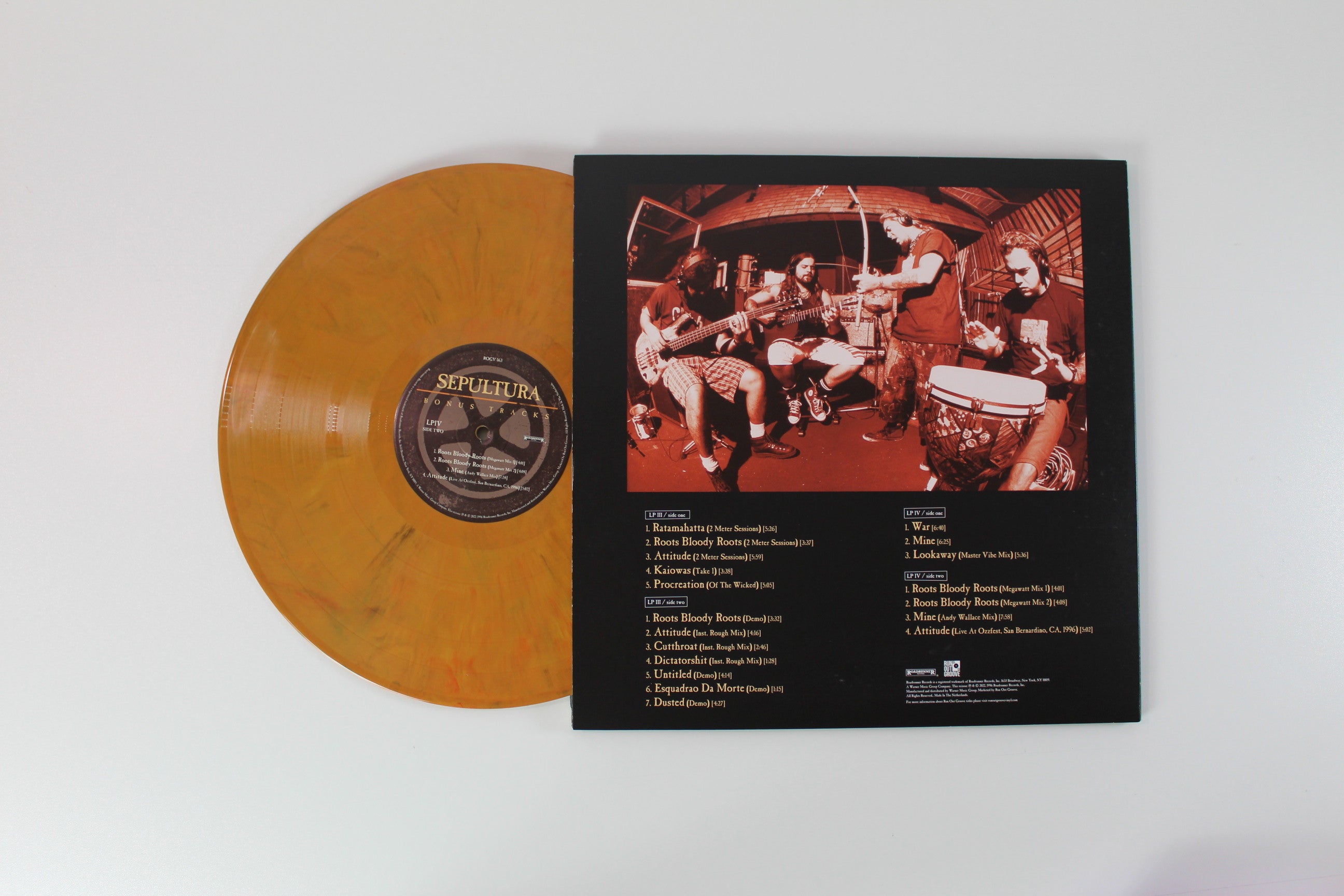 Sepultura - Roots on Roadrunner Ltd Colored Vinyl Box Set Reissue