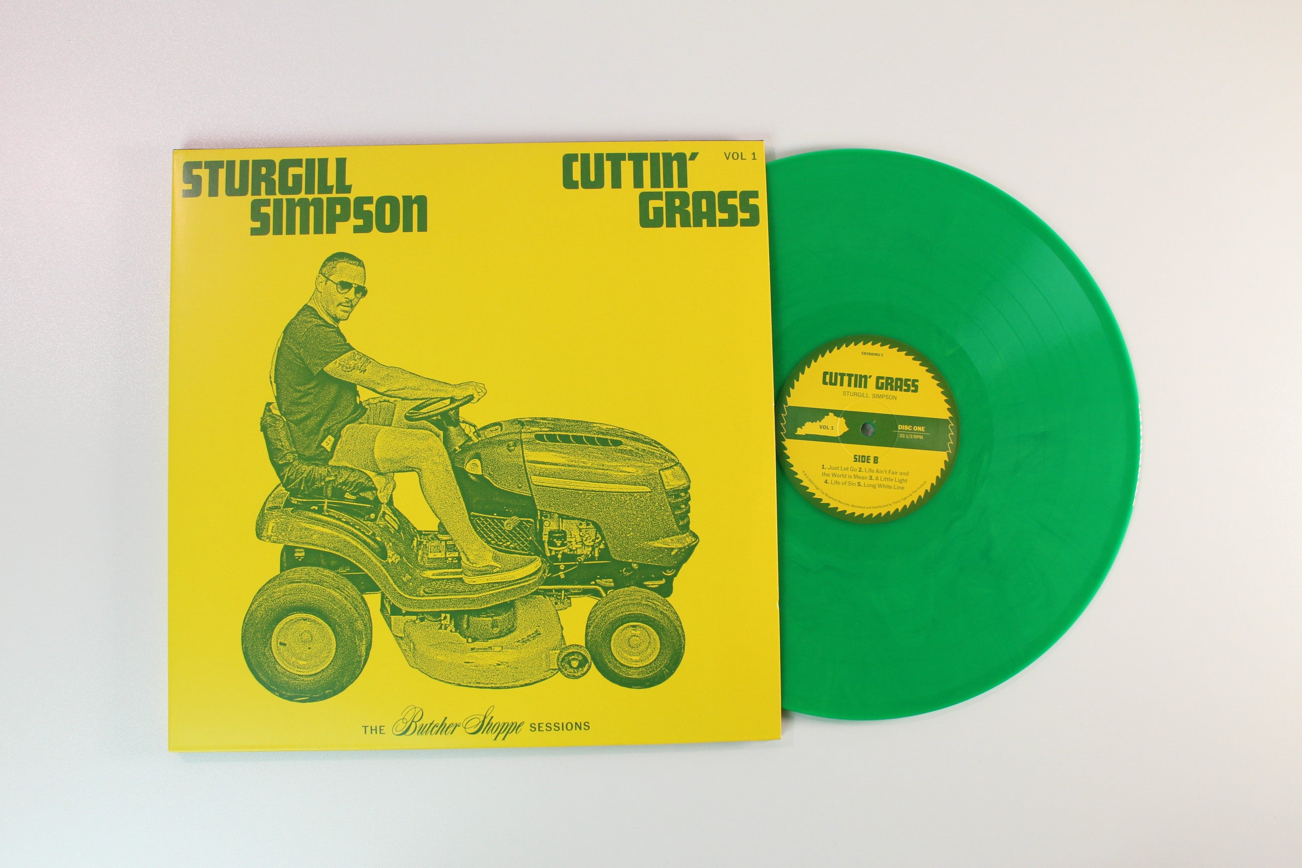 Sturgill Simpson - Cuttin' Grass Vol. 1 (The Butcher Shoppe Sessions) on High Top Mountain Ltd Green / Yellow
