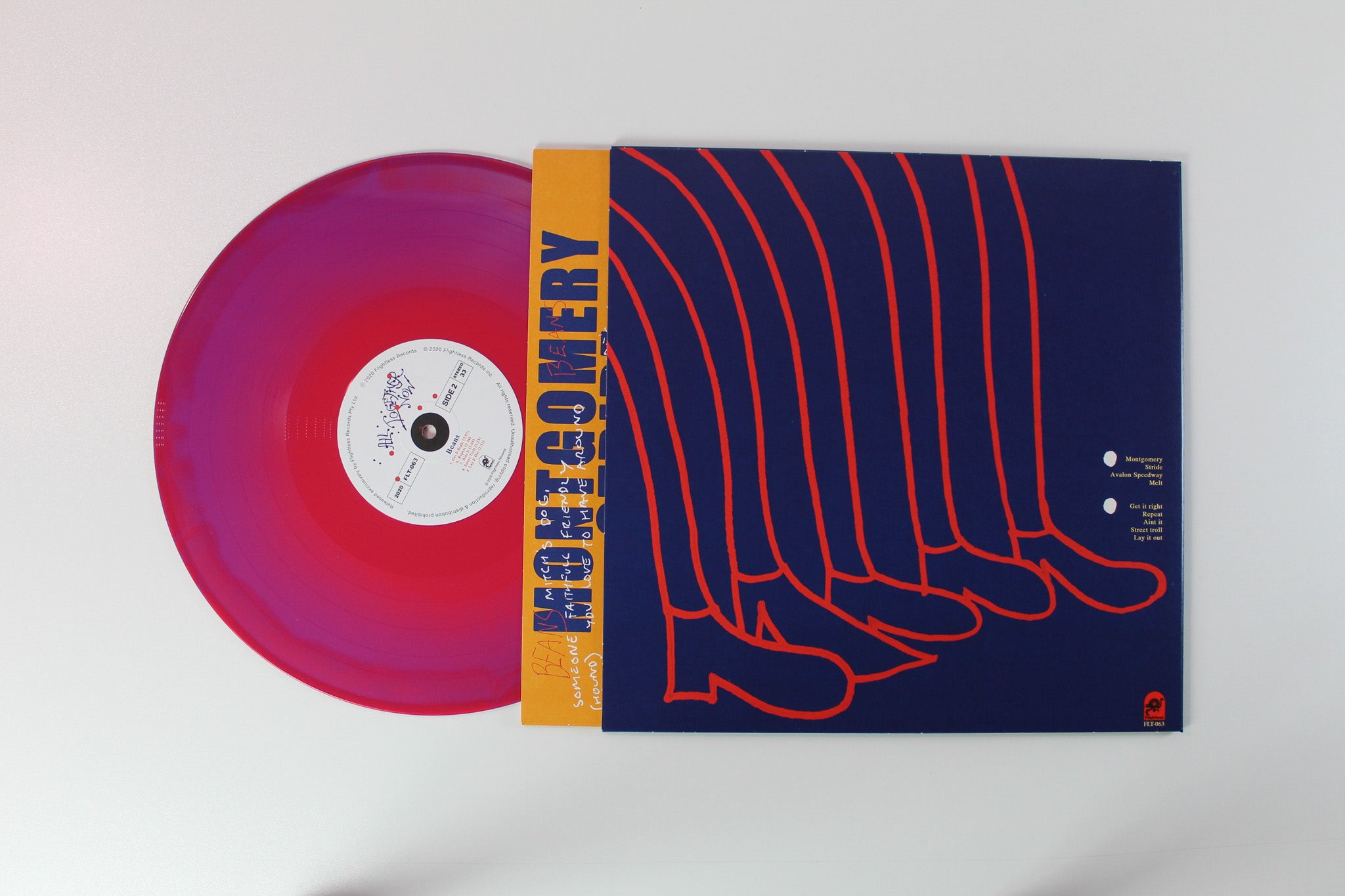 Baked Beans - All Together Now on Flightless Ltd Purple & Magenta Vinyl