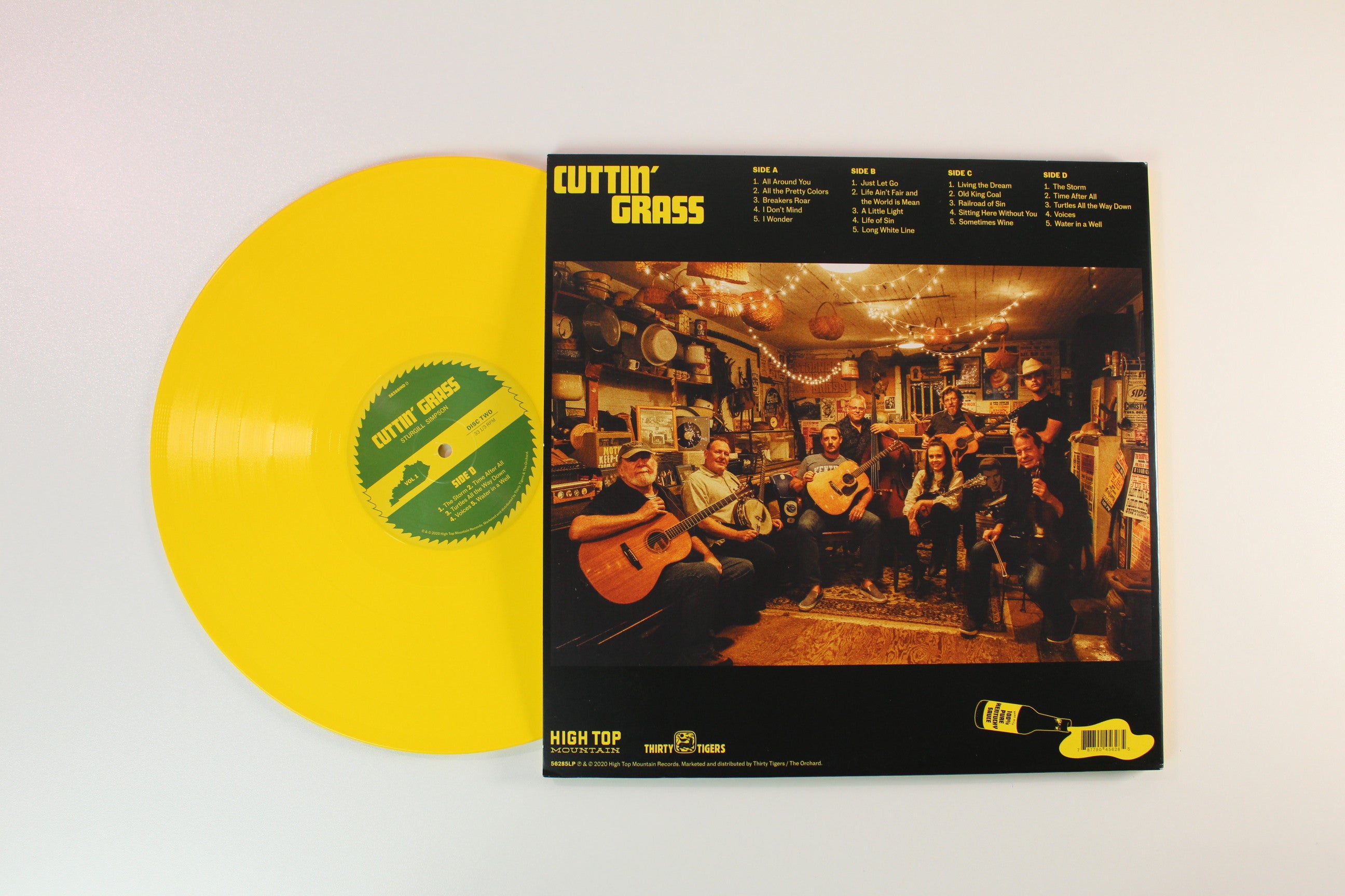 Sturgill Simpson - Cuttin' Grass Vol. 1 (The Butcher Shoppe Sessions) on High Top Mountain Ltd Green / Yellow