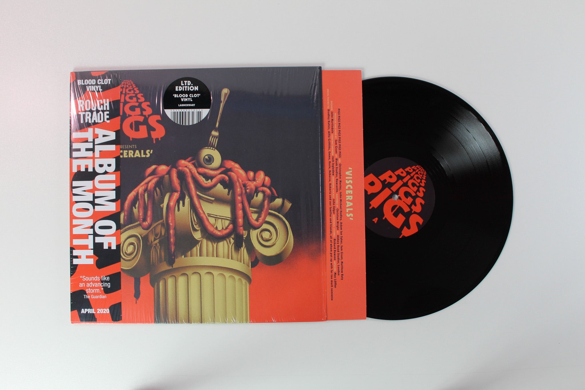 Pigs Pigs Pigs Pigs Pigs Pigs Pigs - Viscerals on Rocket Ltd Blood Clot Red Vinyl