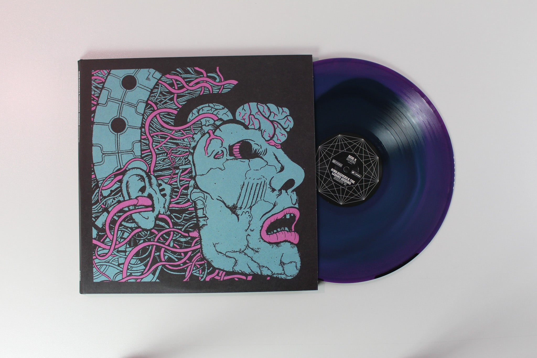 King Gizzard And The Lizard Wizard - Europe '19 on Bubblewrap Records Ltd Purple Black & Blue Starburst Vinyl