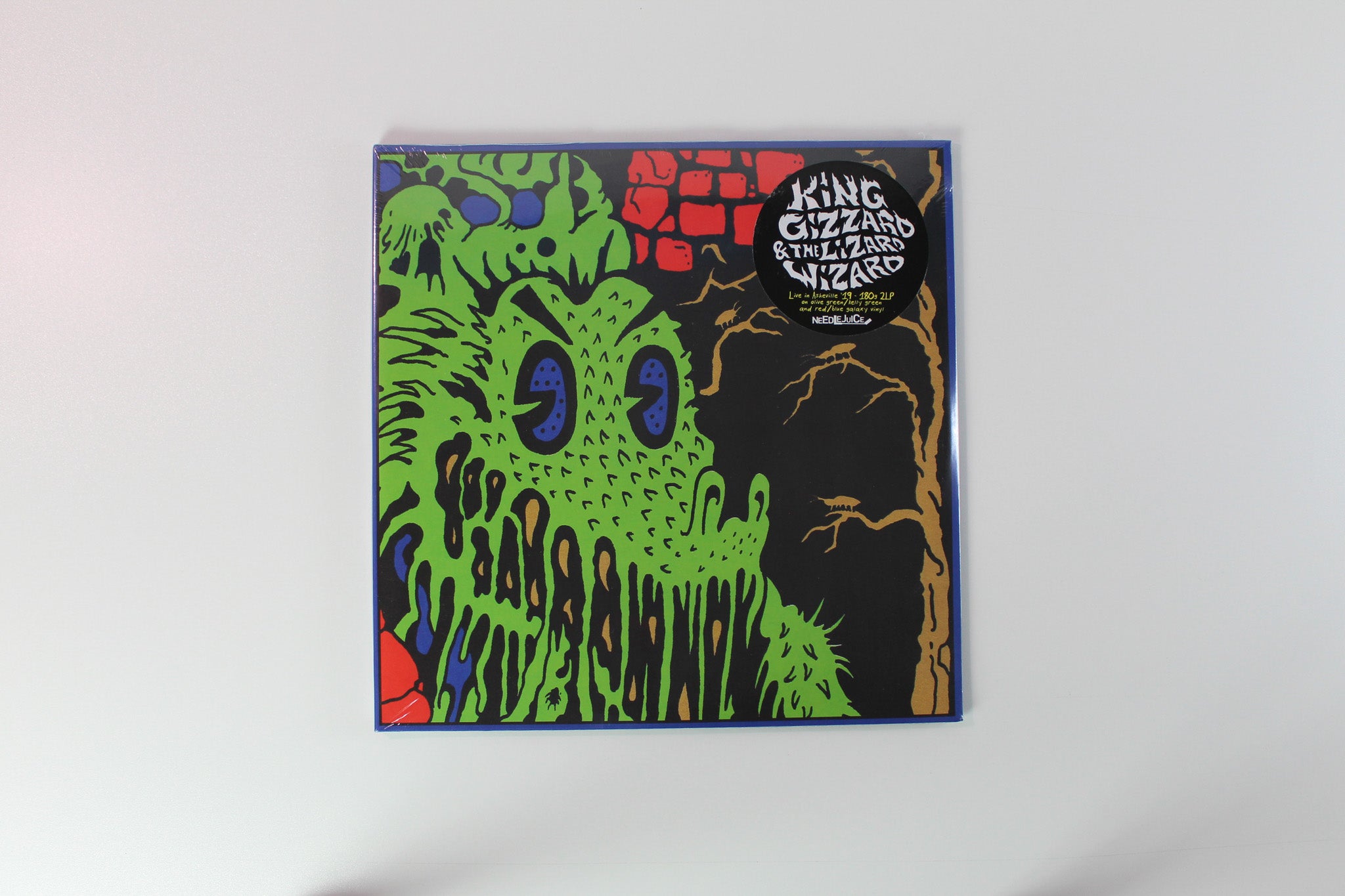 King Gizzard And The Lizard Wizard - Live In Asheville '19 on Needlejuice Olive Green/Kelly Green Galaxy Red/Blue Galaxy Sealed