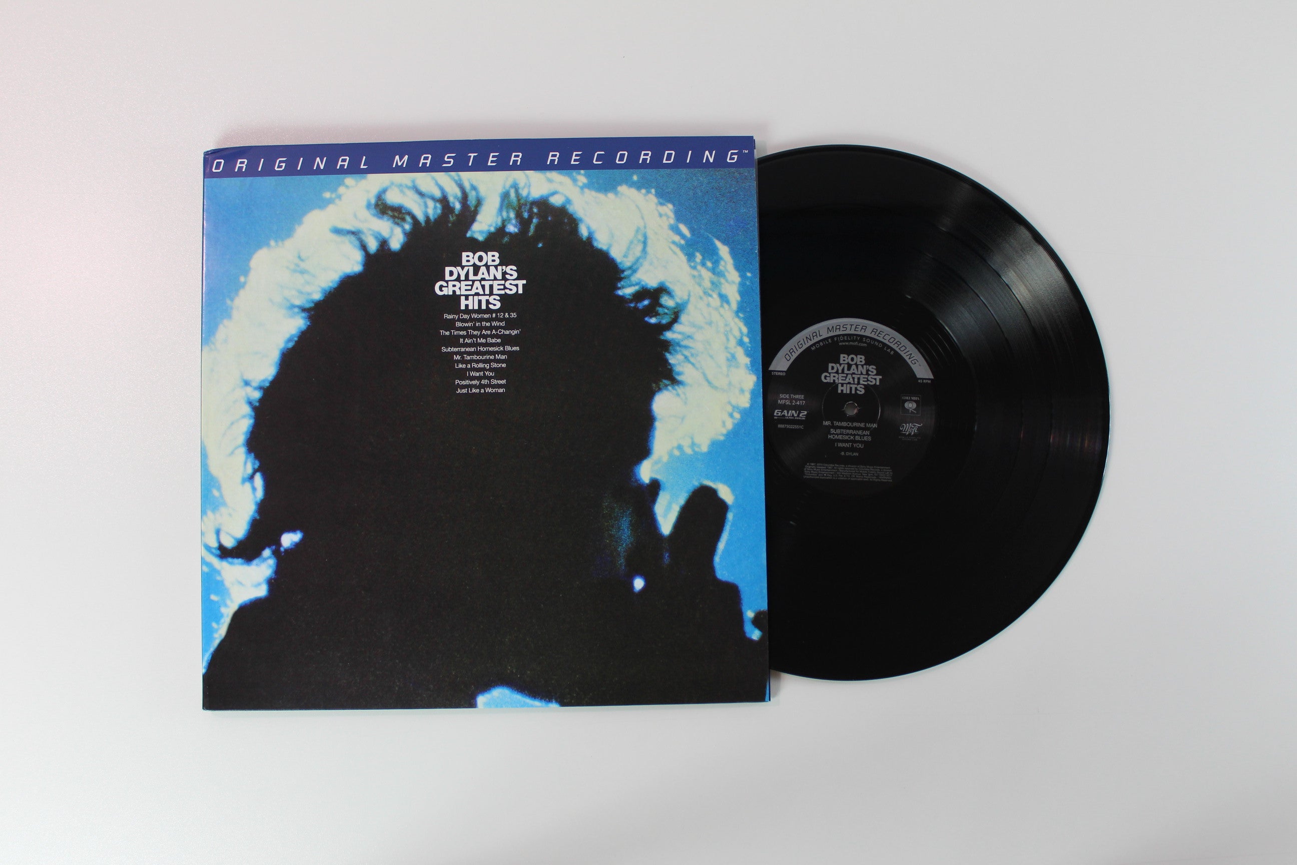 Bob Dylan - Bob Dylan's Greatest Hits on Mobile Fidelity Sound Lab Ltd Numbered 45 RPM 180 Gram Reissue