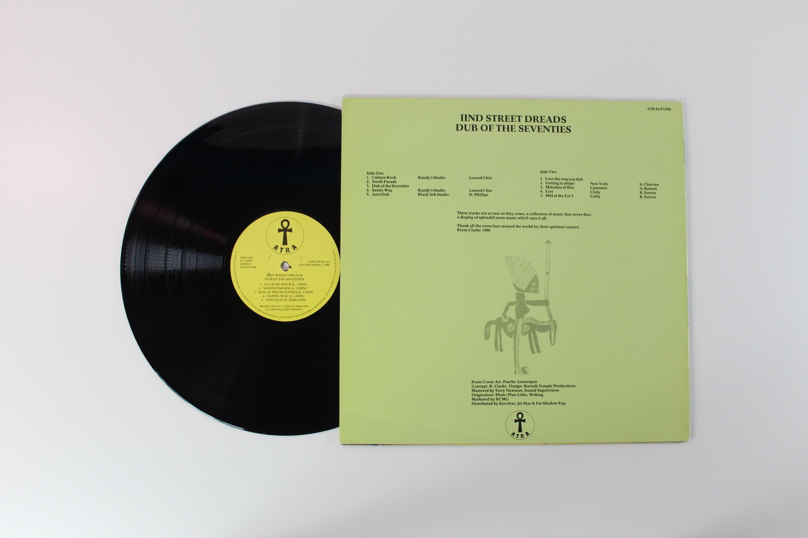 IInd Street Dreads - Dub Of The Seventies on Atra UK Pressing