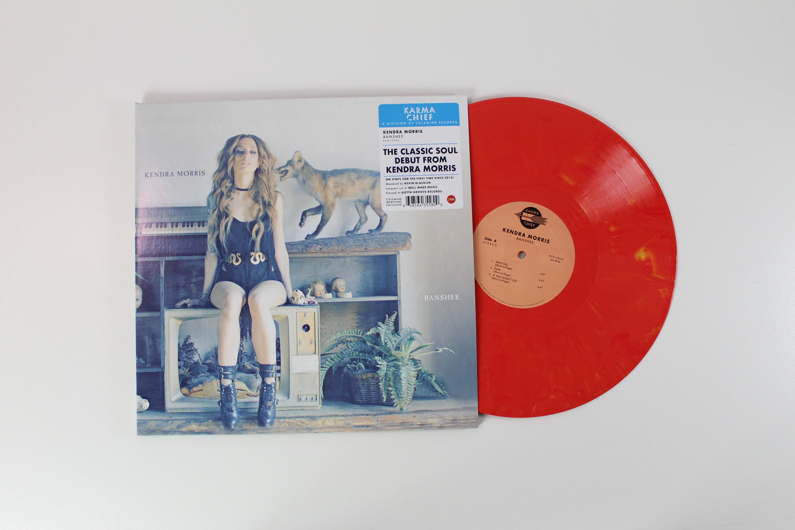 Kendra Morris - Banshee on Karma Chief Records - Blood Orange Vinyl