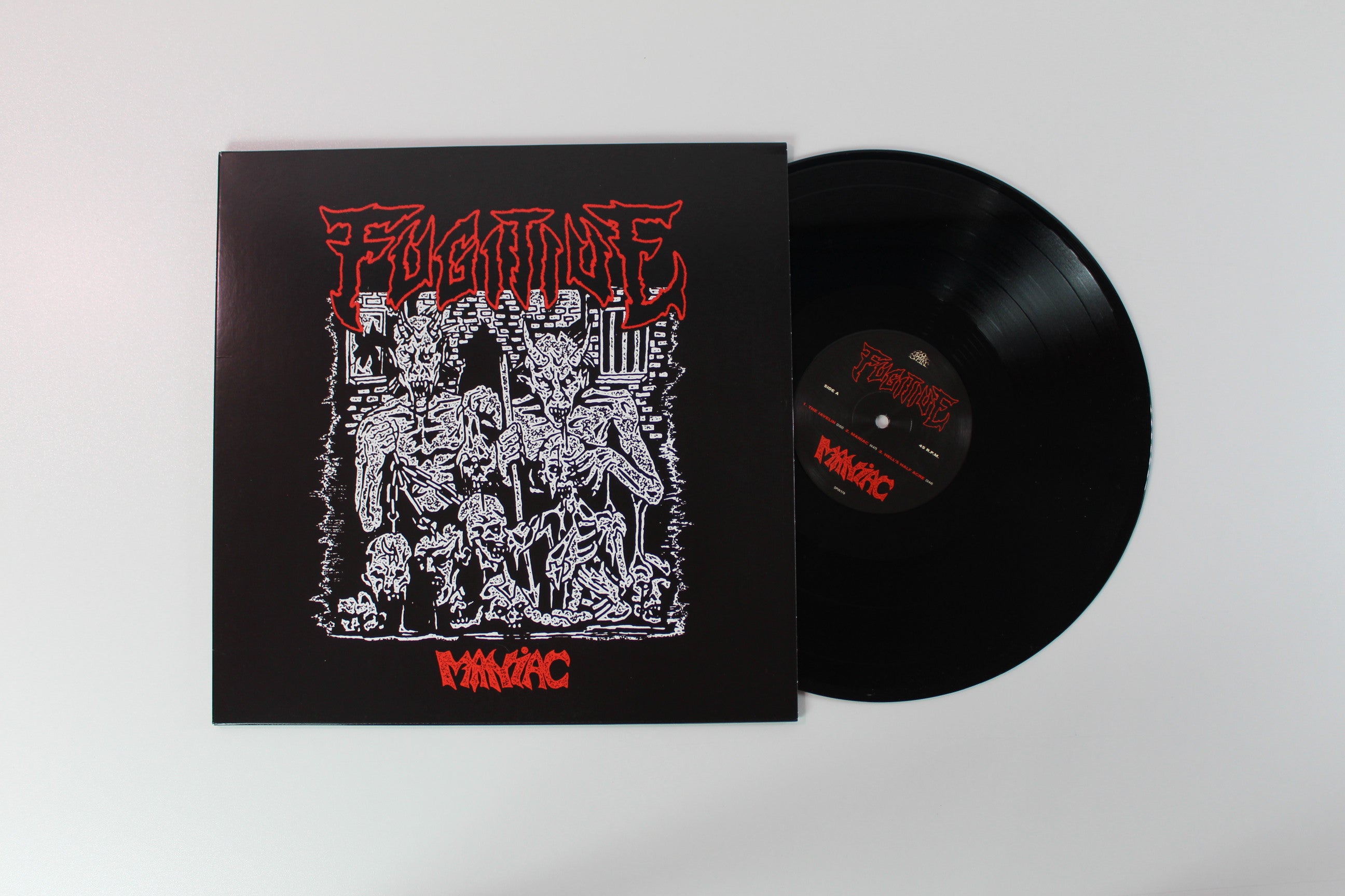 Fugitive - Maniac on 20 Buck Spin 12" 45 RPM EP Reissue