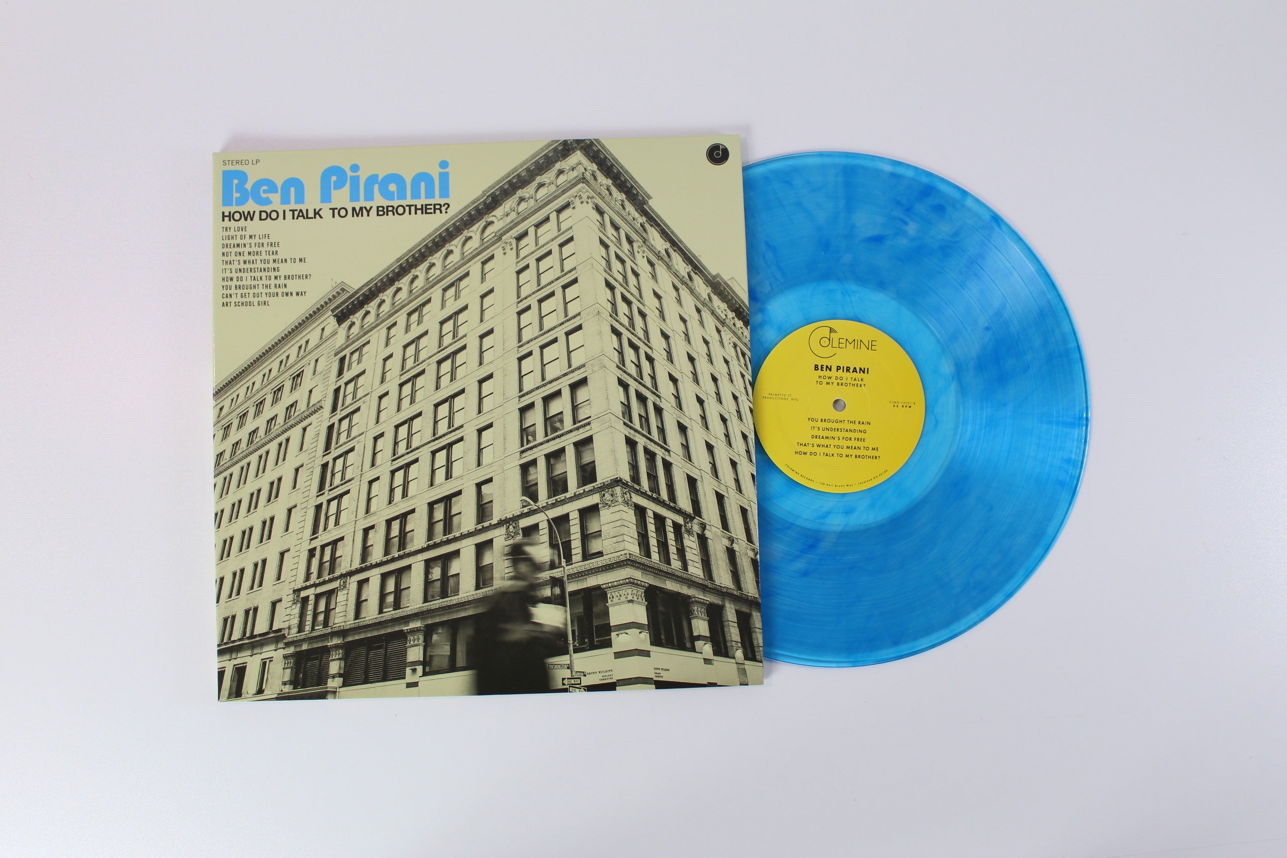 Ben Pirani - How Do I Talk To My Brother? on Colemine Records - Numbered - Blue Swirl Translucent Colored Vinyl