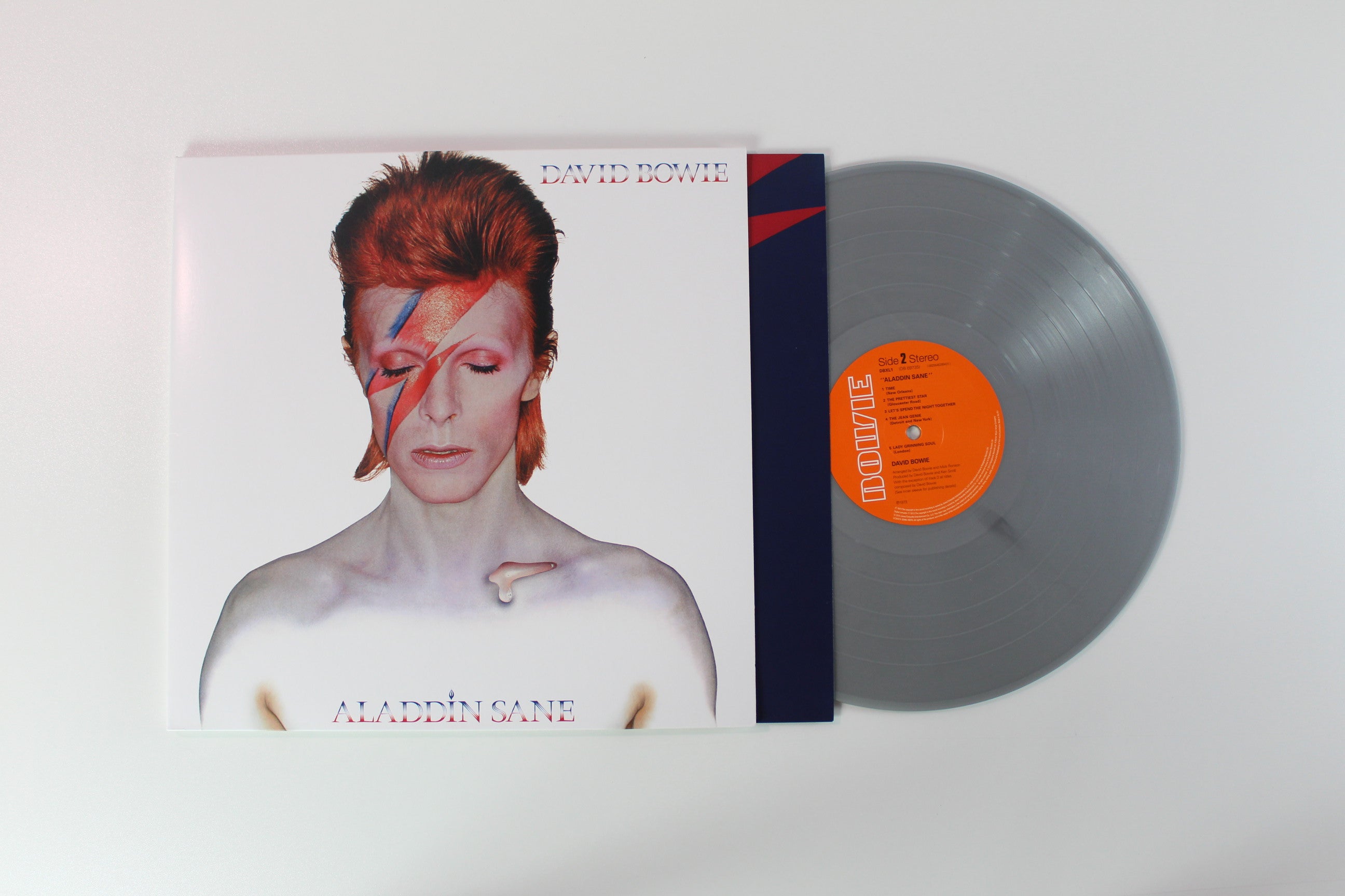 David Bowie - Aladdin Sane on Parlophone Ltd Silver Vinyl Reissue