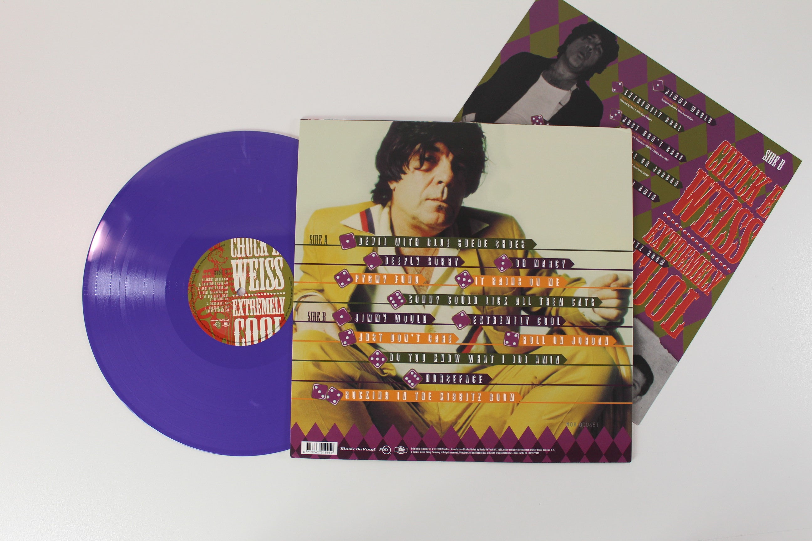 Chuck E. Weiss - Extremely Cool on Music On Vinyl - Numbered - Purple Vinyl