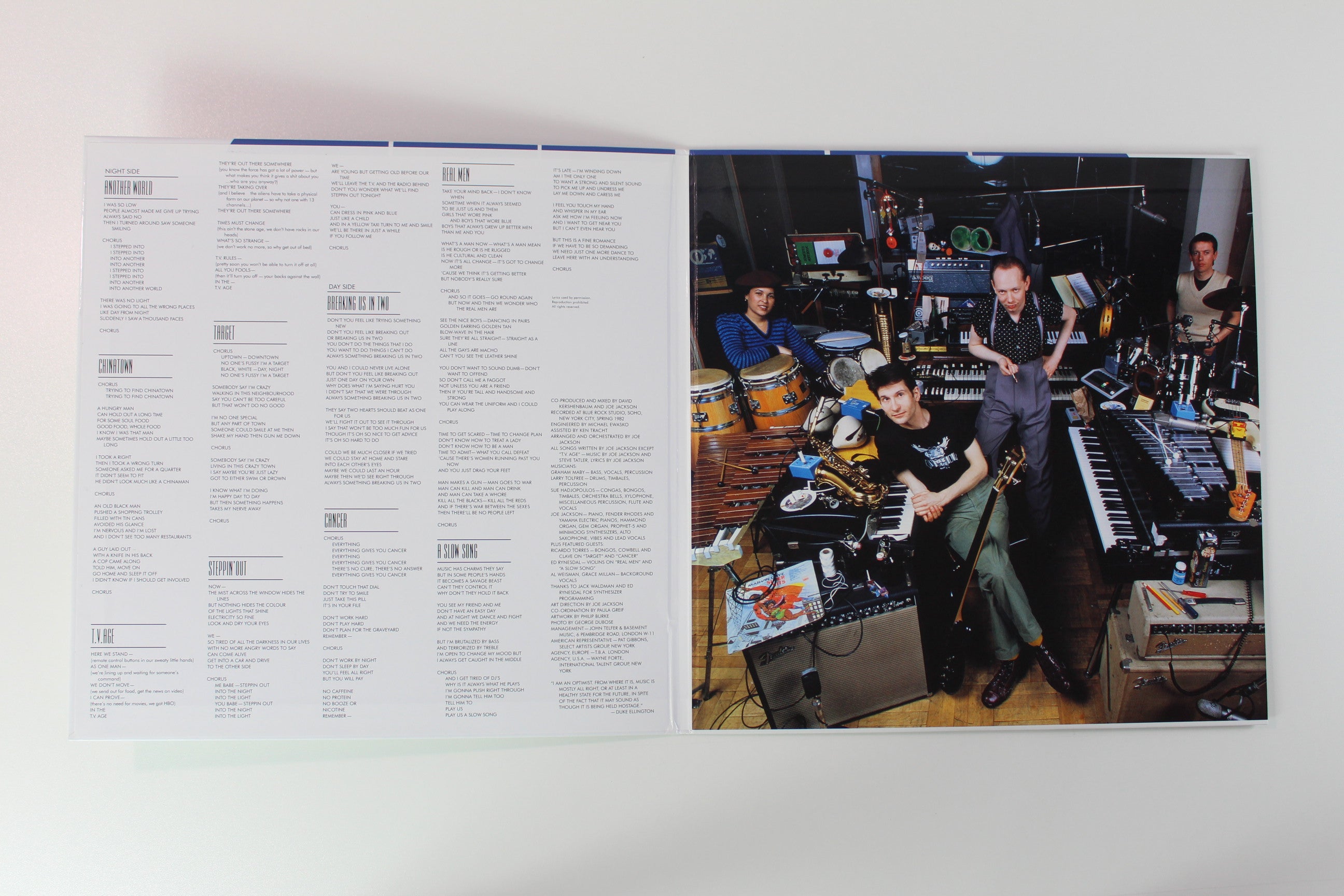 Joe Jackson - Night And Day on Intervention 180 Gram Reissue