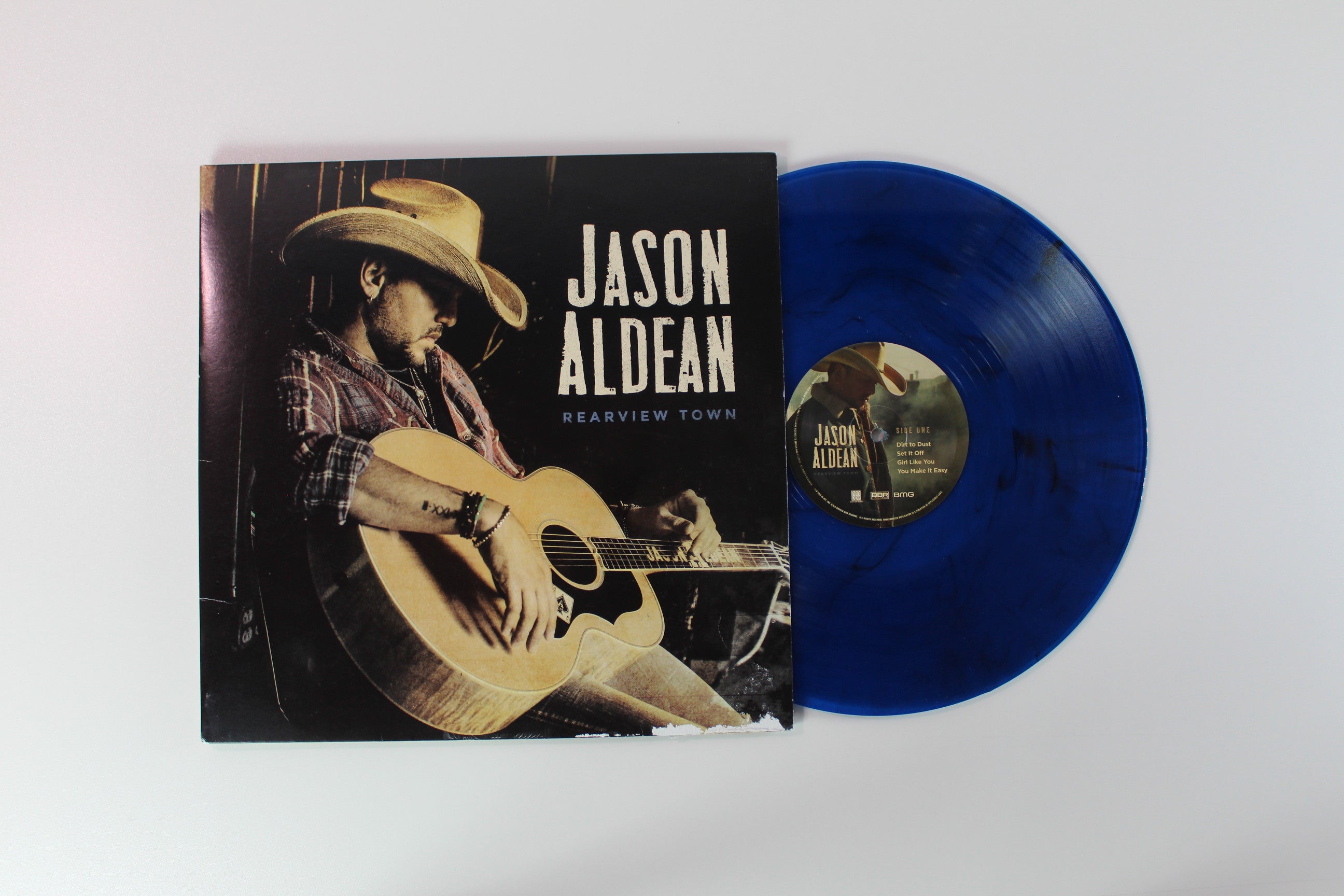 Jason Aldean - Rearview Town on Broken Bow Blue With Black Smoke