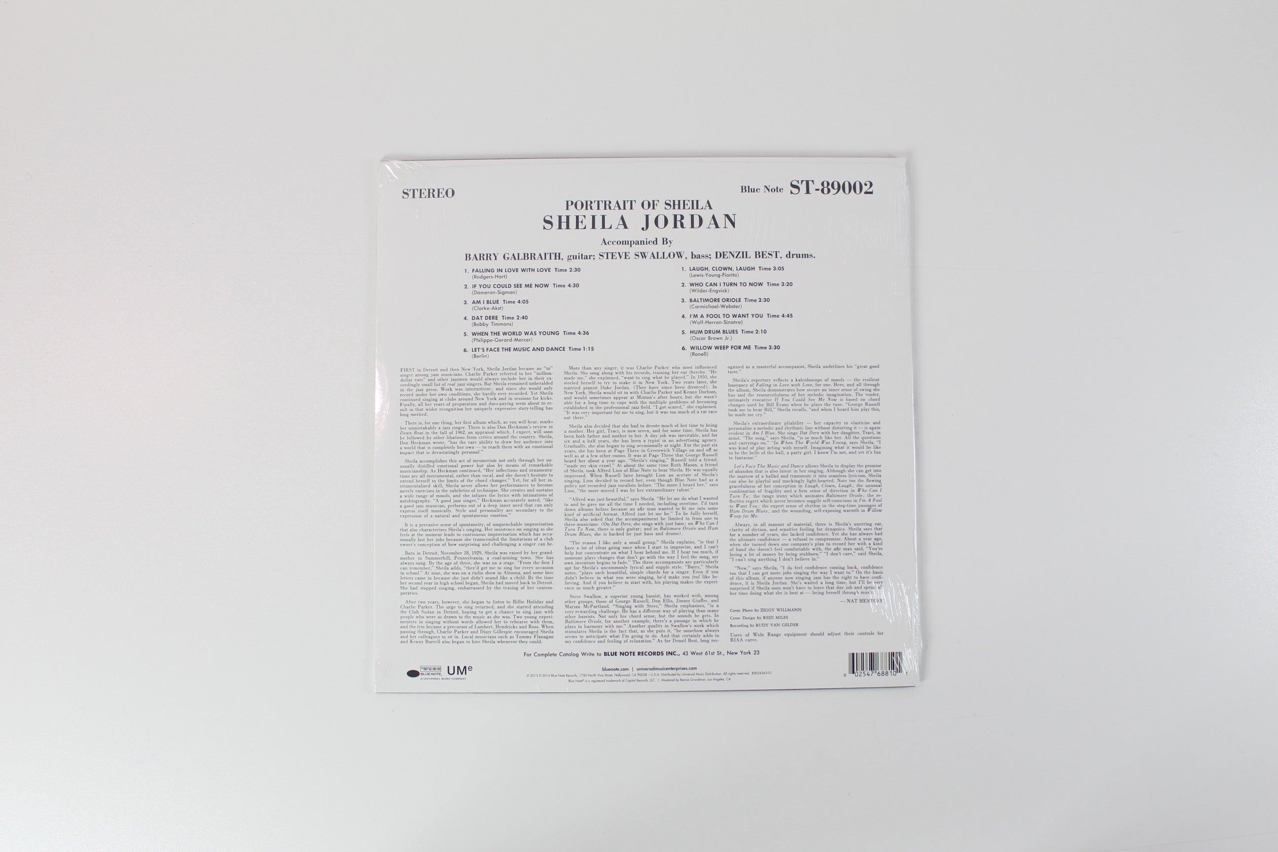 Sheila Jordan - Portrait Of Sheila on Blue Note - Sealed - Blue Note Records 75th Anniversary Vinyl Initiative