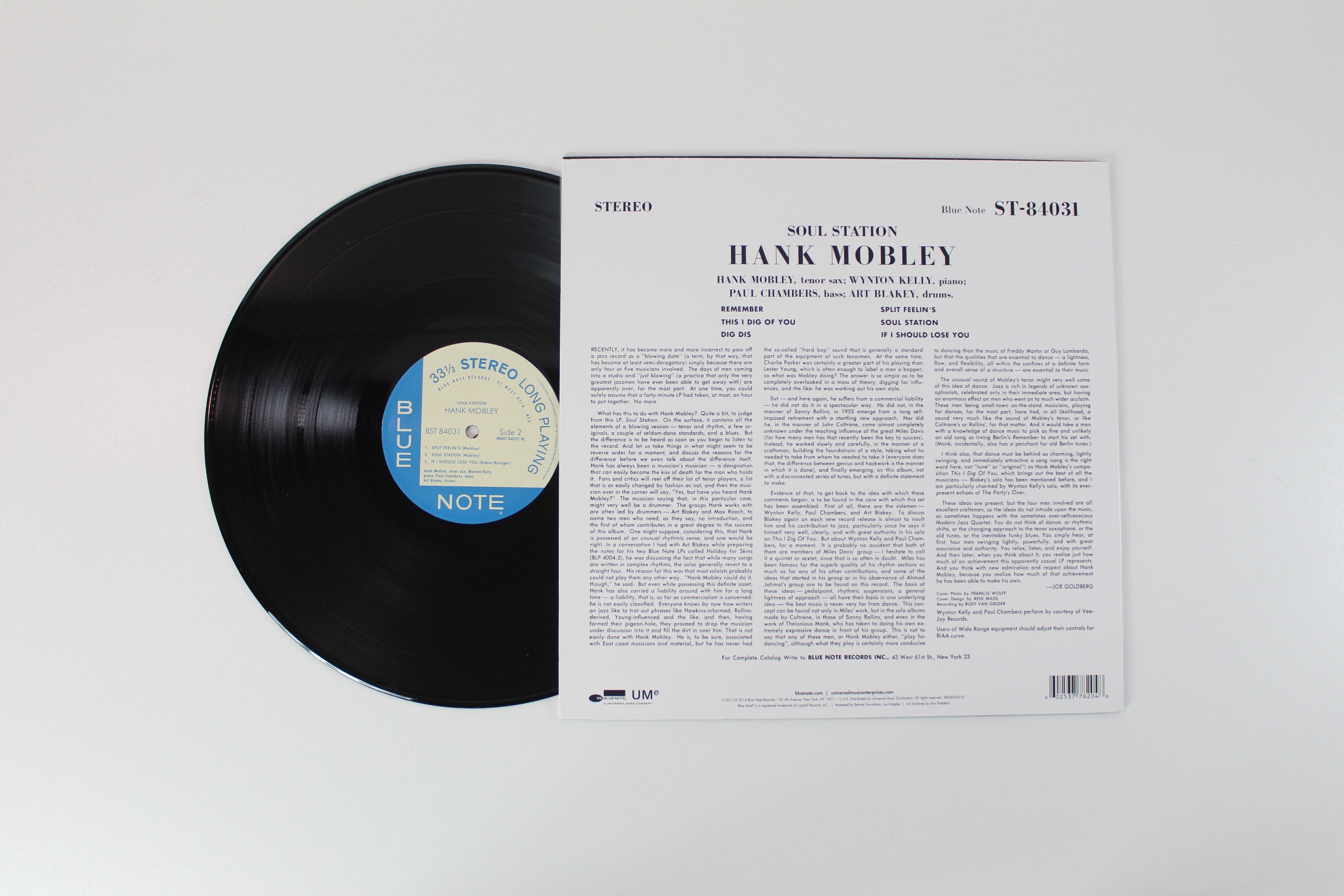 Hank Mobley - Soul Station on Blue Note - Blue Note Records 75th Anniversary Vinyl
