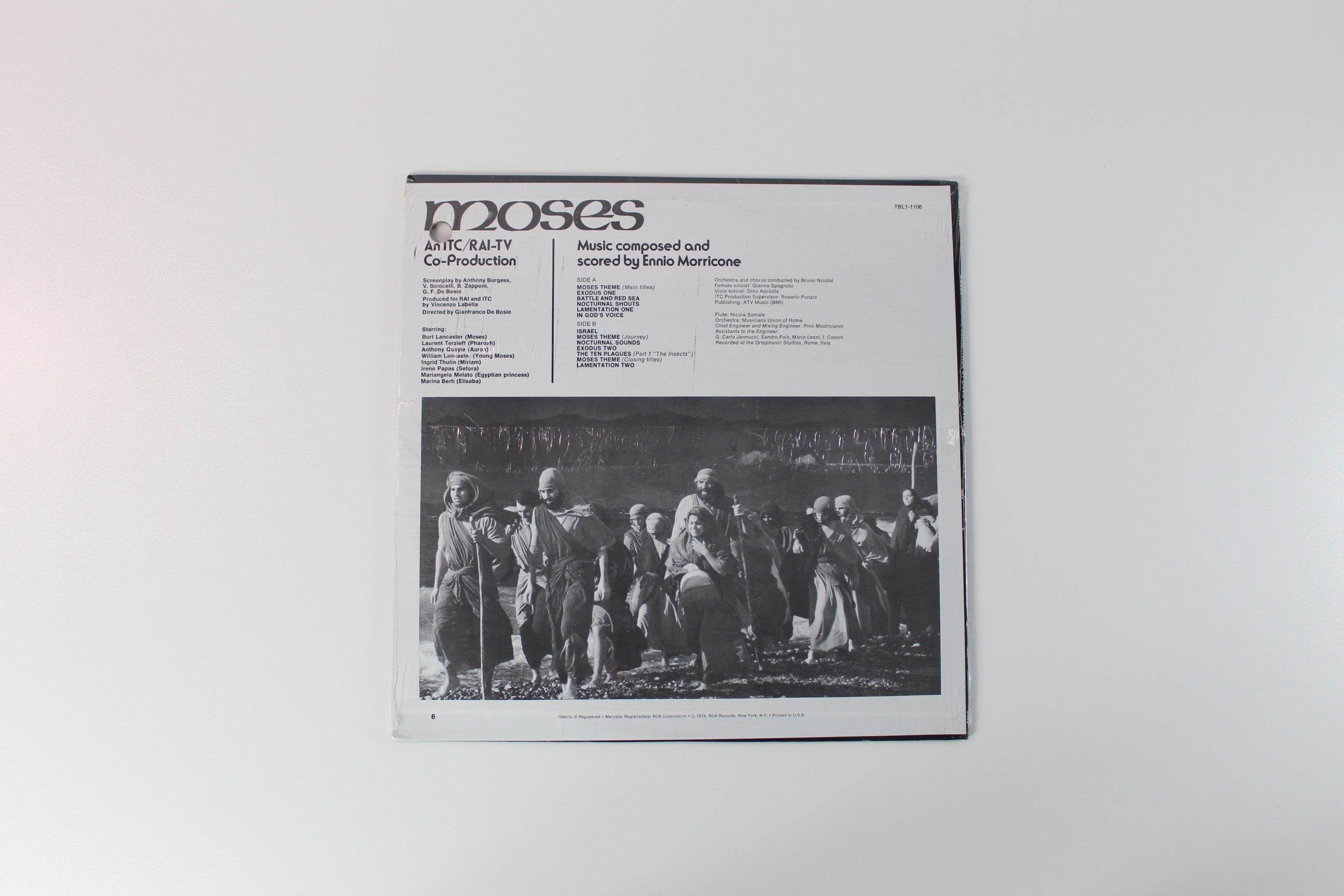 Ennio Morricone - Moses (Original Motion Picture Soundtrack) on RCA Sealed