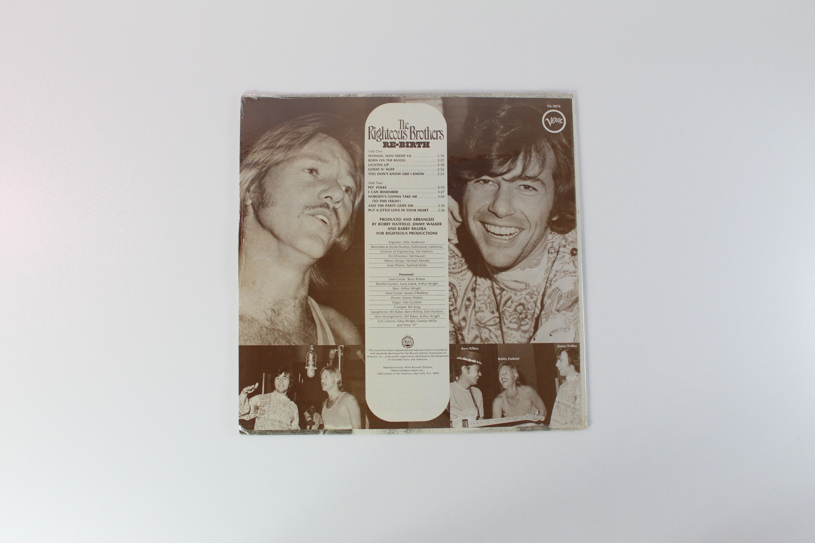 The Righteous Brothers - Re-Birth on Verve Stereo Sealed