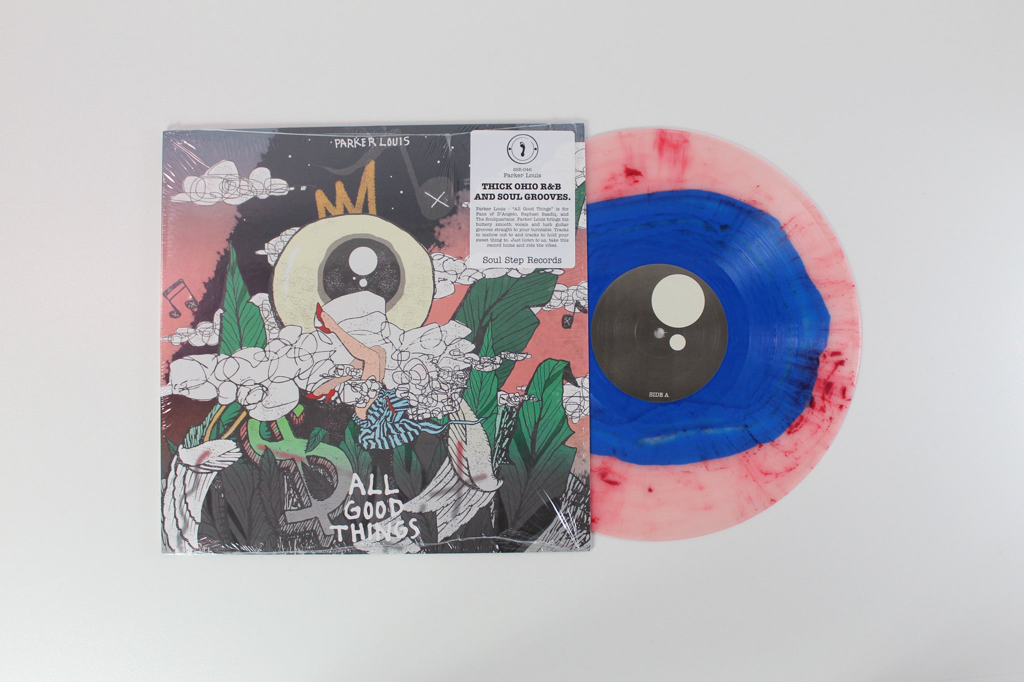 Parker Louis - All Good Things on Soul Step Records - Bloodshot Eyeball Colored Vinyl