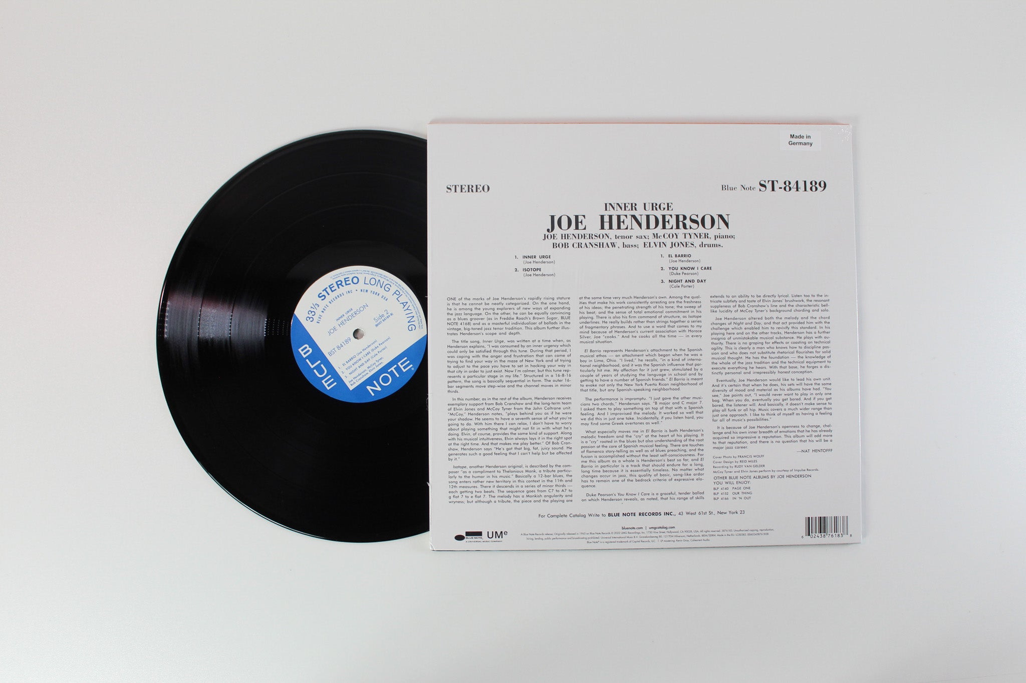 Joe Henderson - Inner Urge on Blue Note - Blue Note Classic Vinyl Series