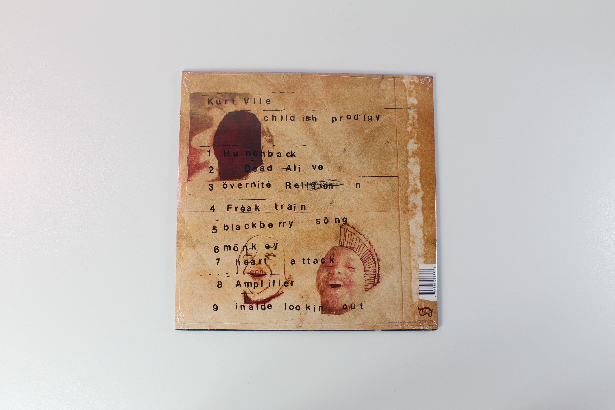Kurt Vile - Childish Prodigy on Matador Ltd Blue Vinyl Reissue With Purple Vinyl 7" Sealed